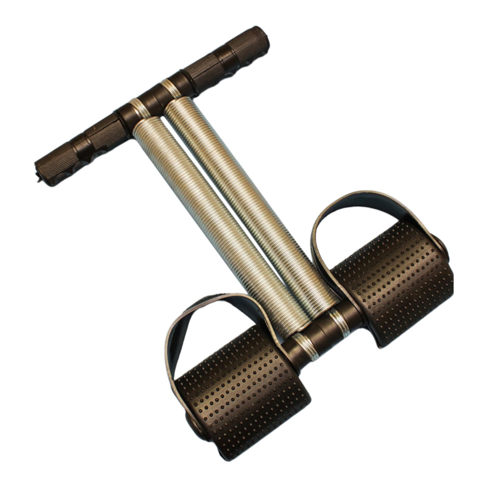Double Spring Tummy Trimmer For Stomach & Weight Loss - Silver/Black