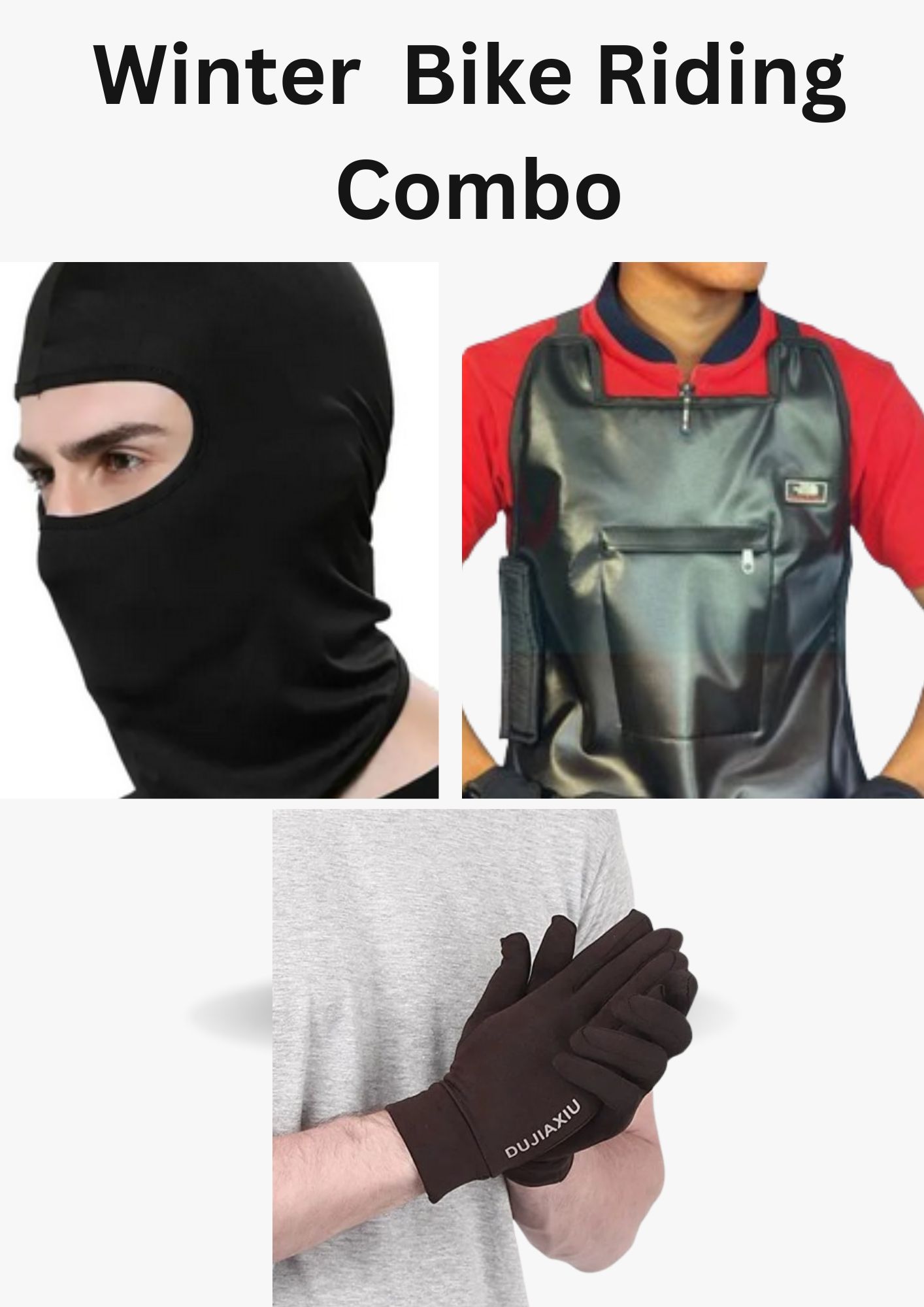 3 In 1 Bike Riding Winter Combo Set