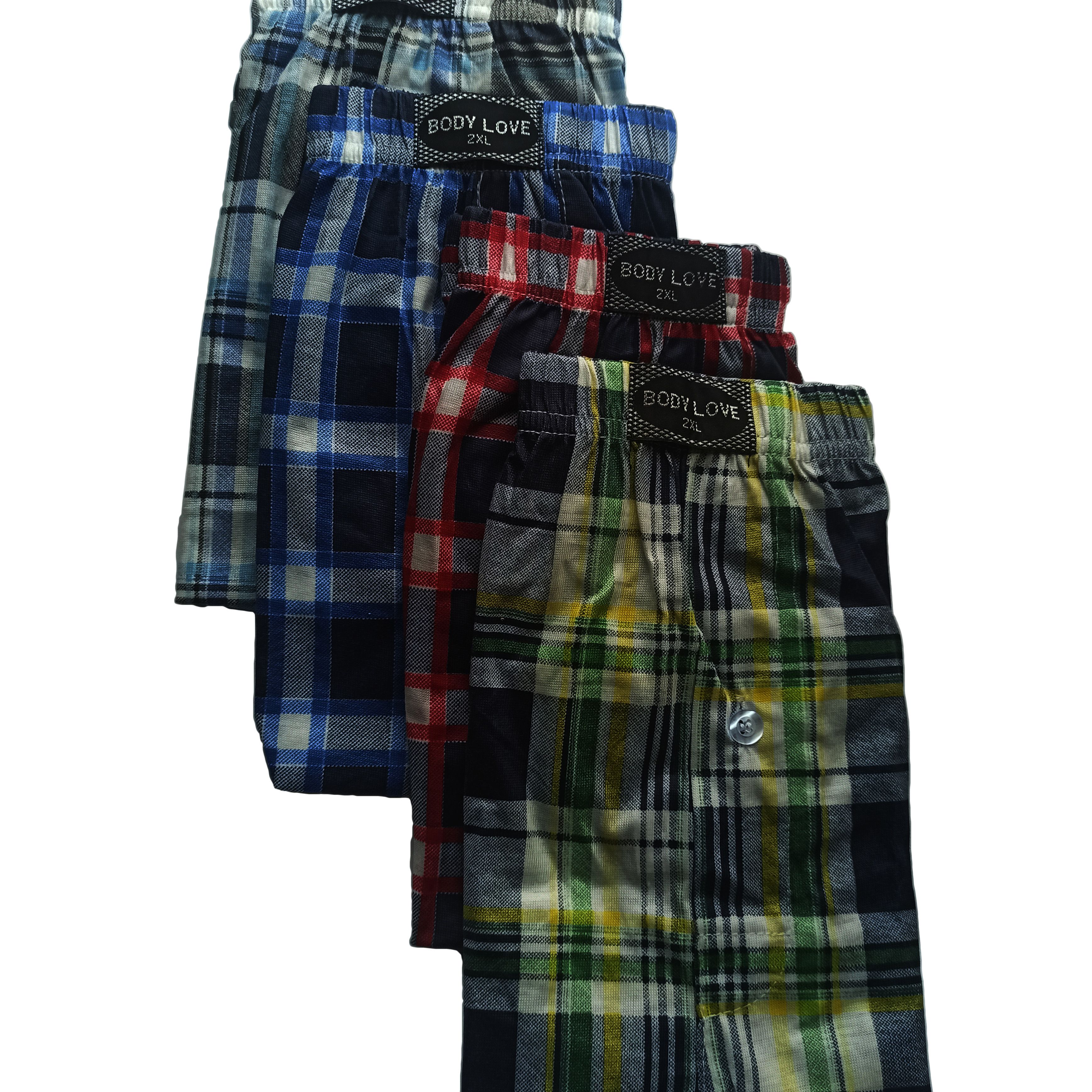 Unisex Cotton Boxer Combo Set - L