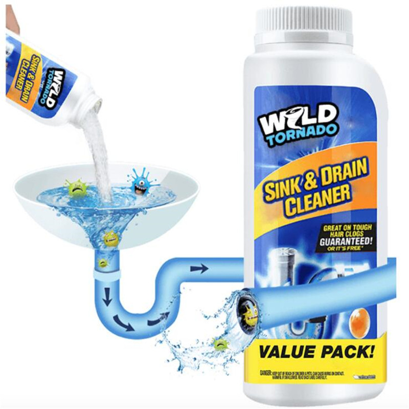 Powerful Sink Drain Cleaner Pipe Cleaning Solution - 500 Grams