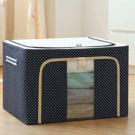 Foldable Storage Bag Clothes Blanket Comforter Under Bed Organizer - Multicolor