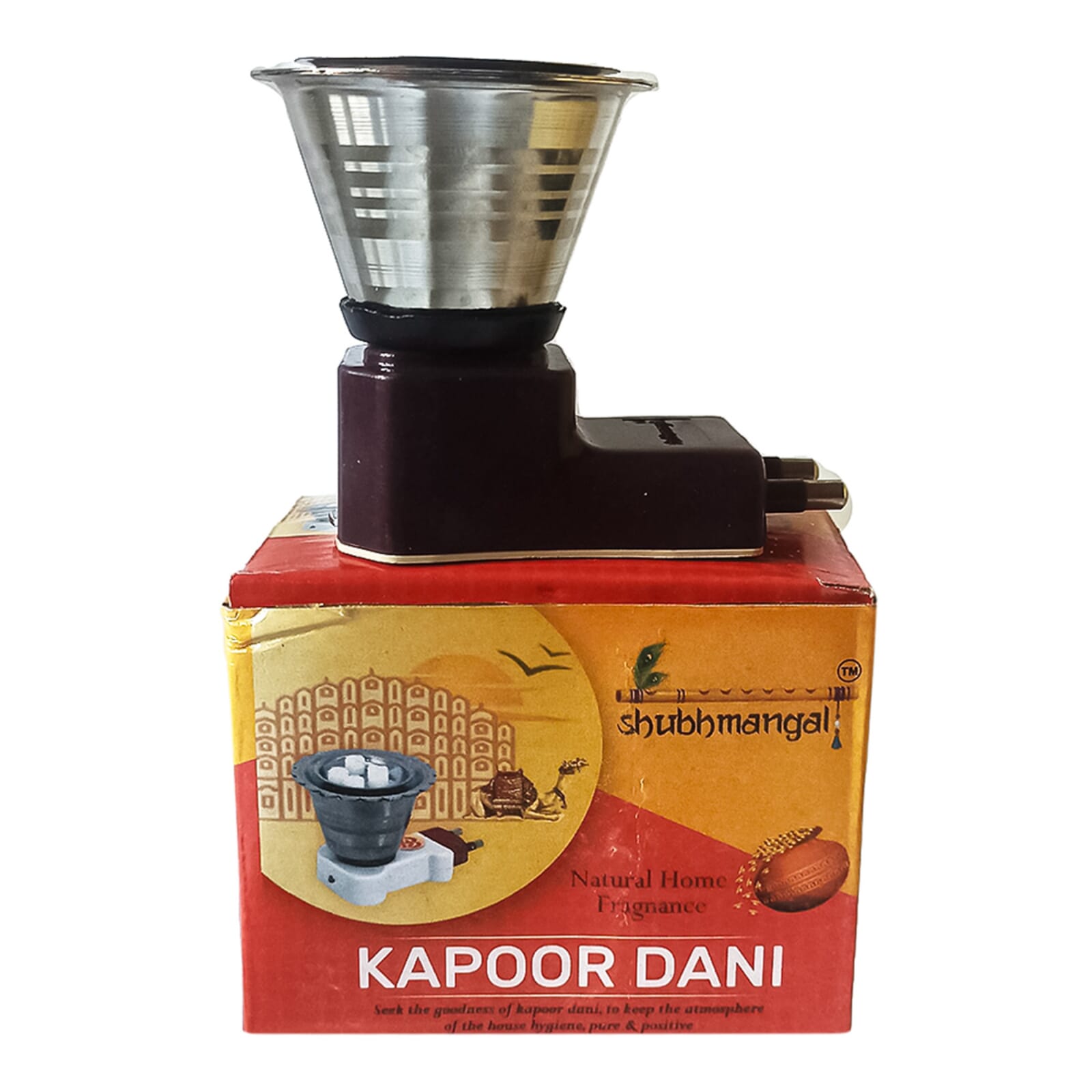 Shubhmangal Electric Kapoor Dani Steel Incense Burner