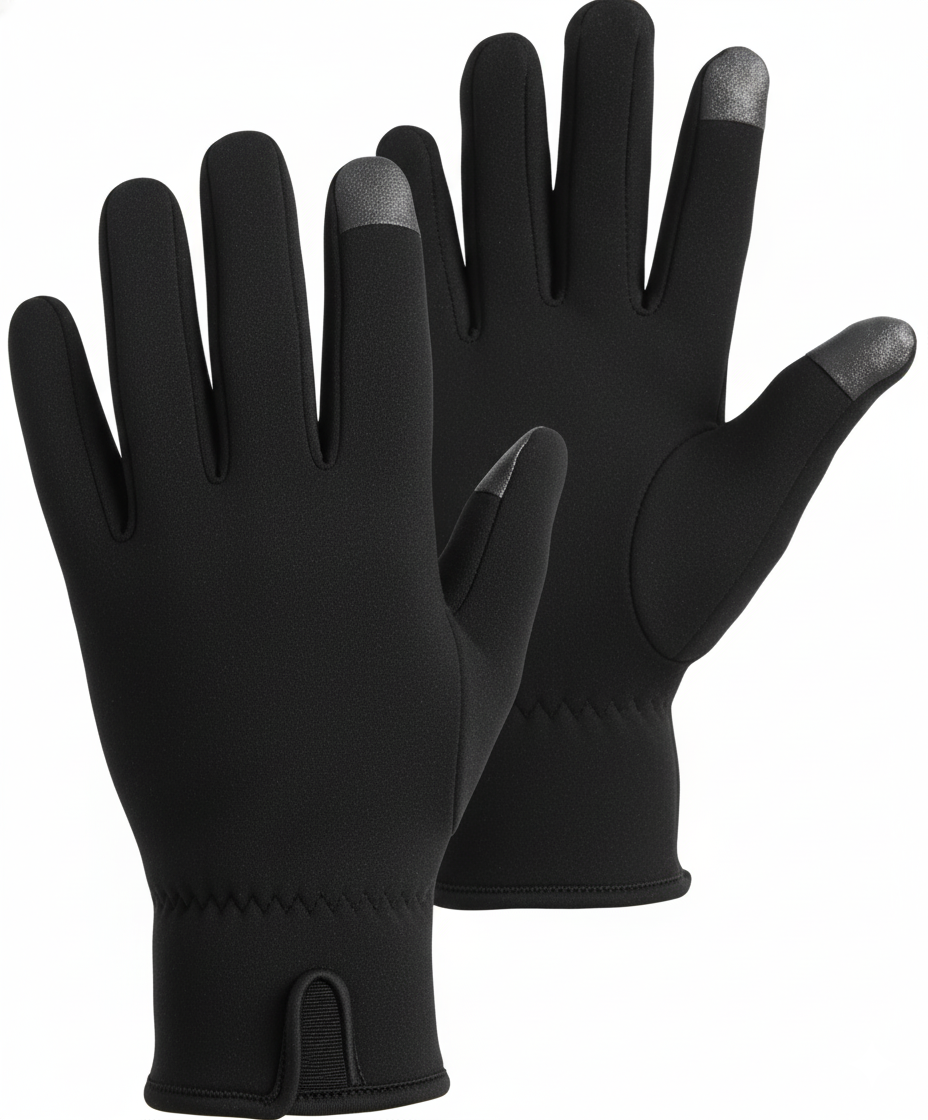 Biker Touch Screen Windproof Gloves One Size Screen Touchable 