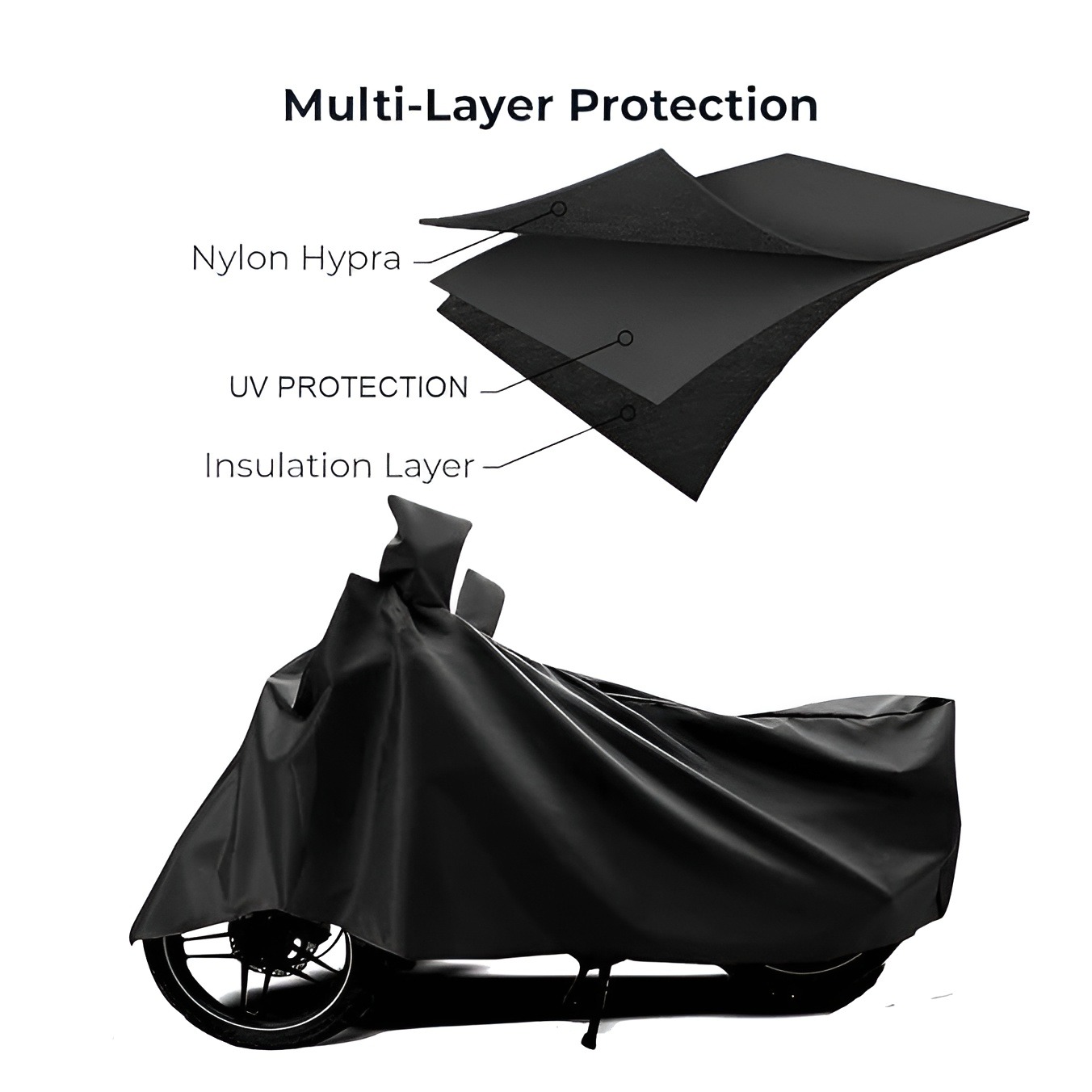 Universal Bike Cover Hook Belt Carry Bag All Type Bike Protection Cover