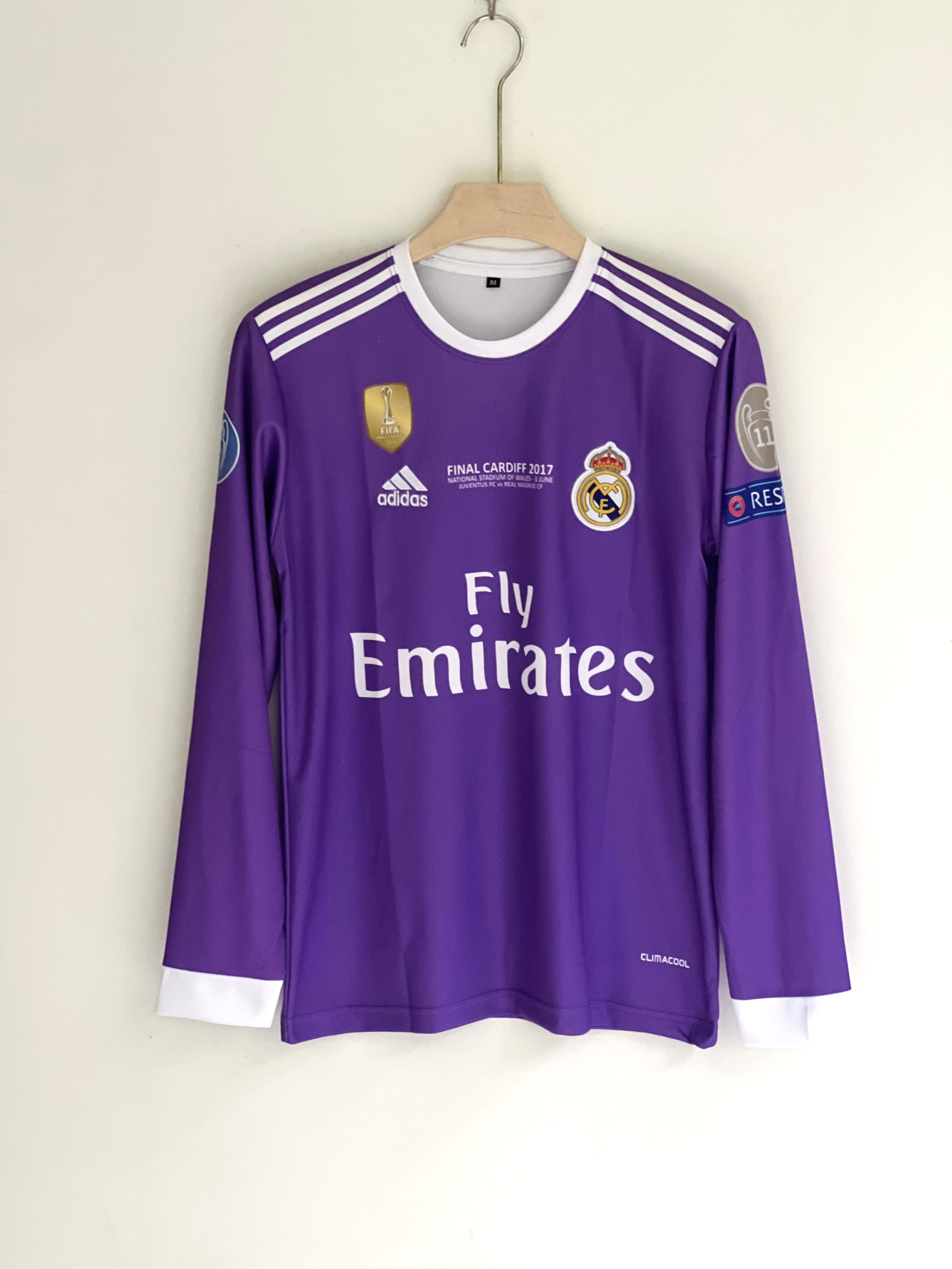 Ronaldo Retro Kit 2017 (Real Madrid Purple Kit) For Men