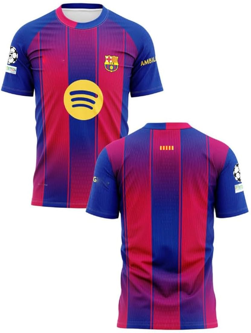 A Grade Jersey Set For FCB Fans Kids Size