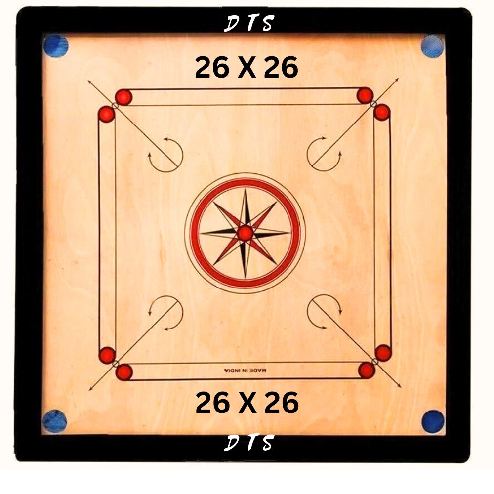 Multicolor Carrom Board With Finest Quality (26 X 26)