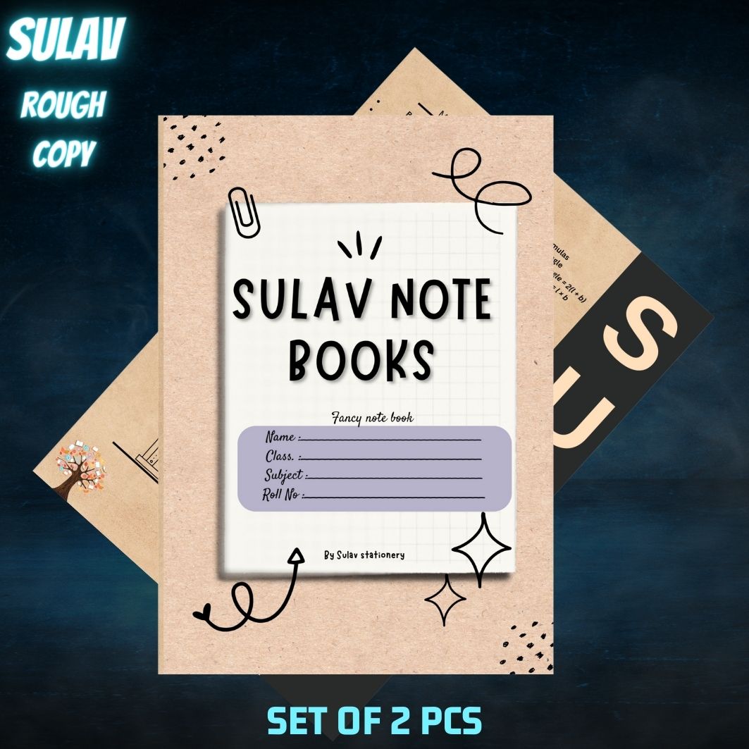 Sulav Rough Copy (Set Of 2pcs) By Sulav Stationery