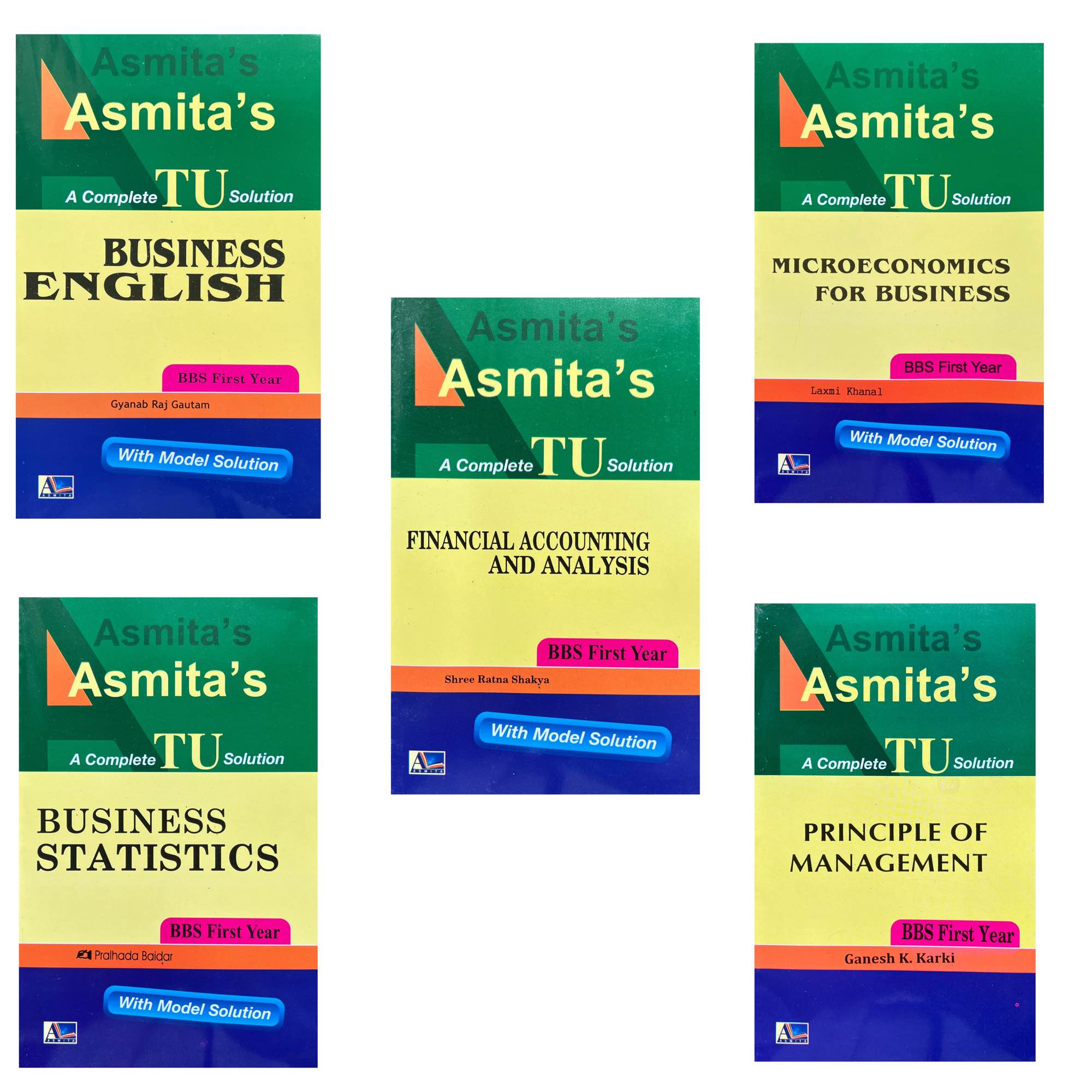 Asmita Complete TU Solution BBS 1st Year English Medium All Subjects Book 2081