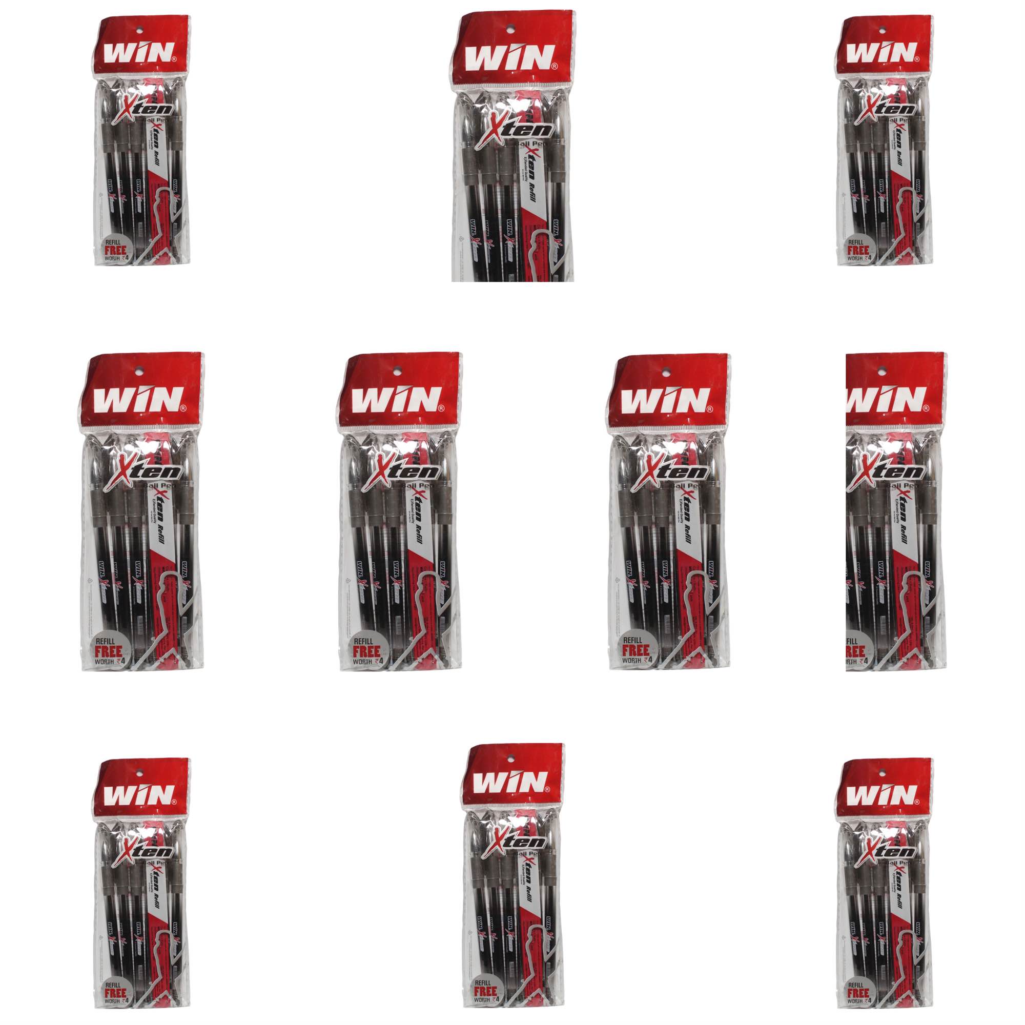 Win Xten Ball Pen Set With 60 Pens & 10 Refills