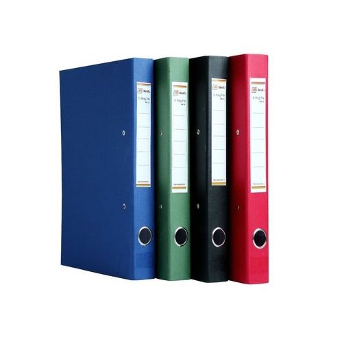 Ring File For Office & School Set Of 2 Pieces - Multicolor