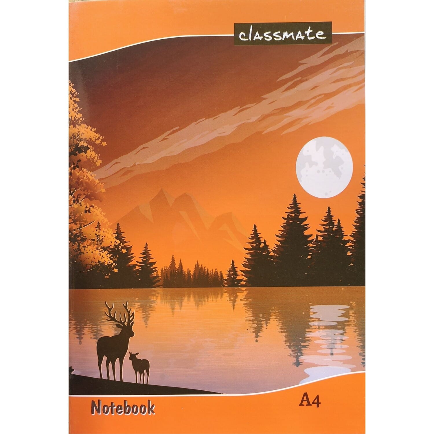 Classmate A4 Notebook No. 1500 176 Pages - Multicolor