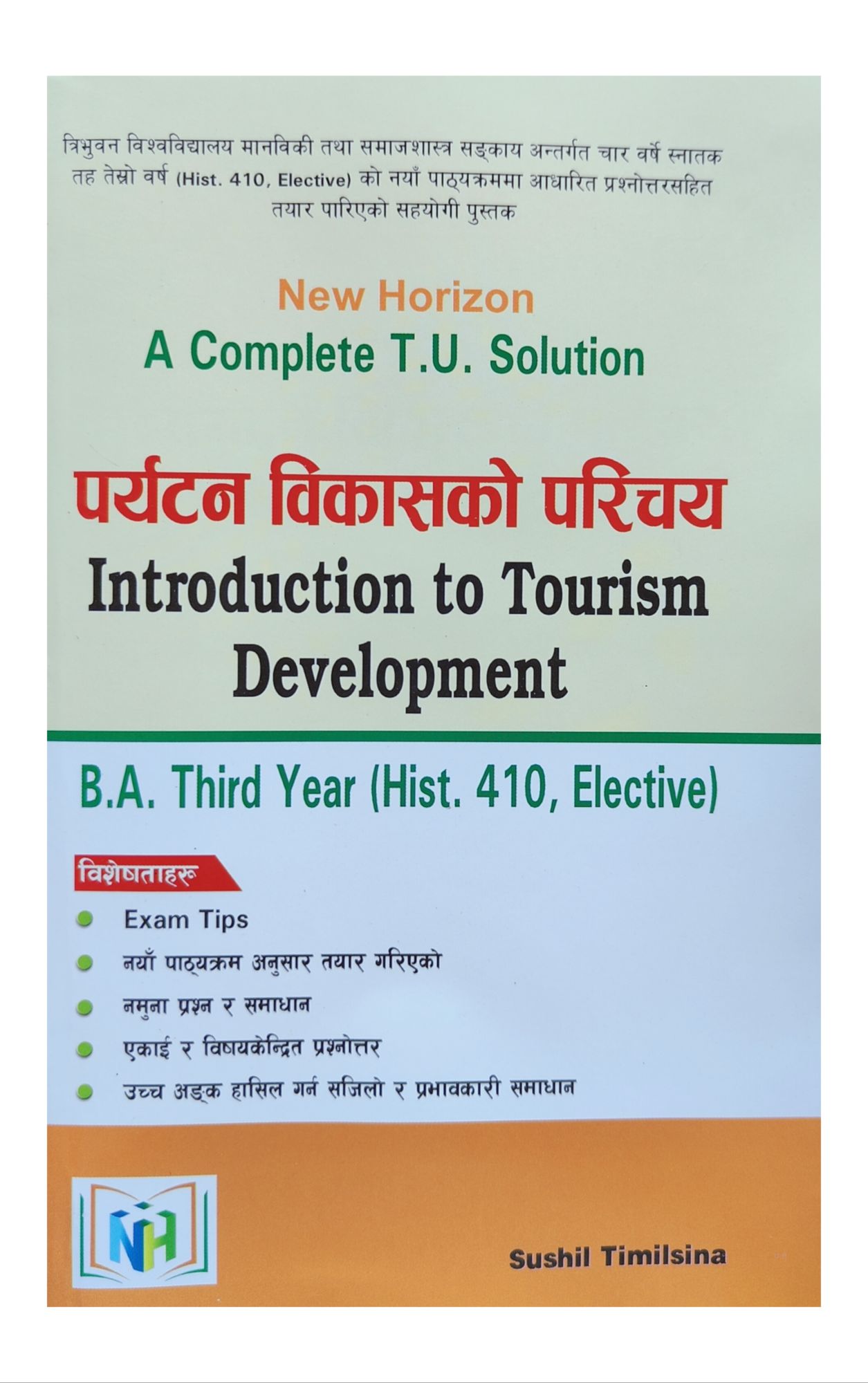 Introduction To Tourism Development BA 3rd Year TU Solution Nepali Medium