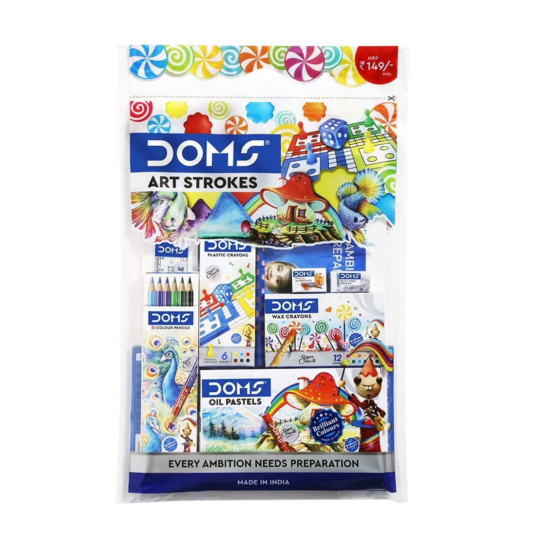 DOMS Art Strokes Art Set - Multicolor
