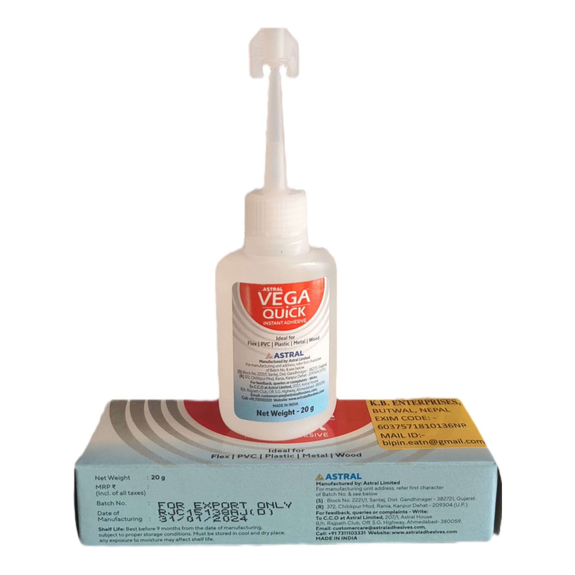 Astral Vega Quick Instant Adhesive (20g)