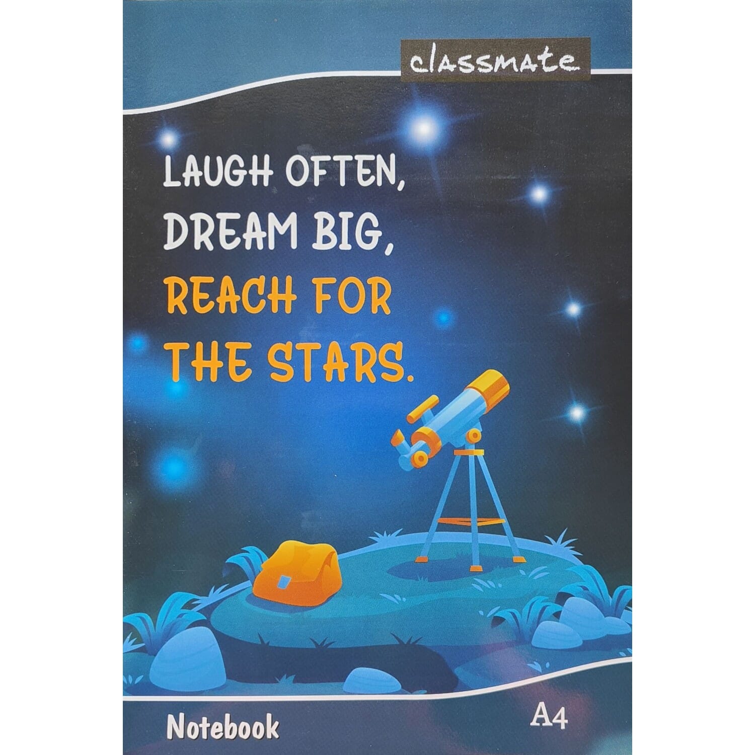 Classmate A4 Size Notebook No. 1000 (132 Pages) - Multicolor