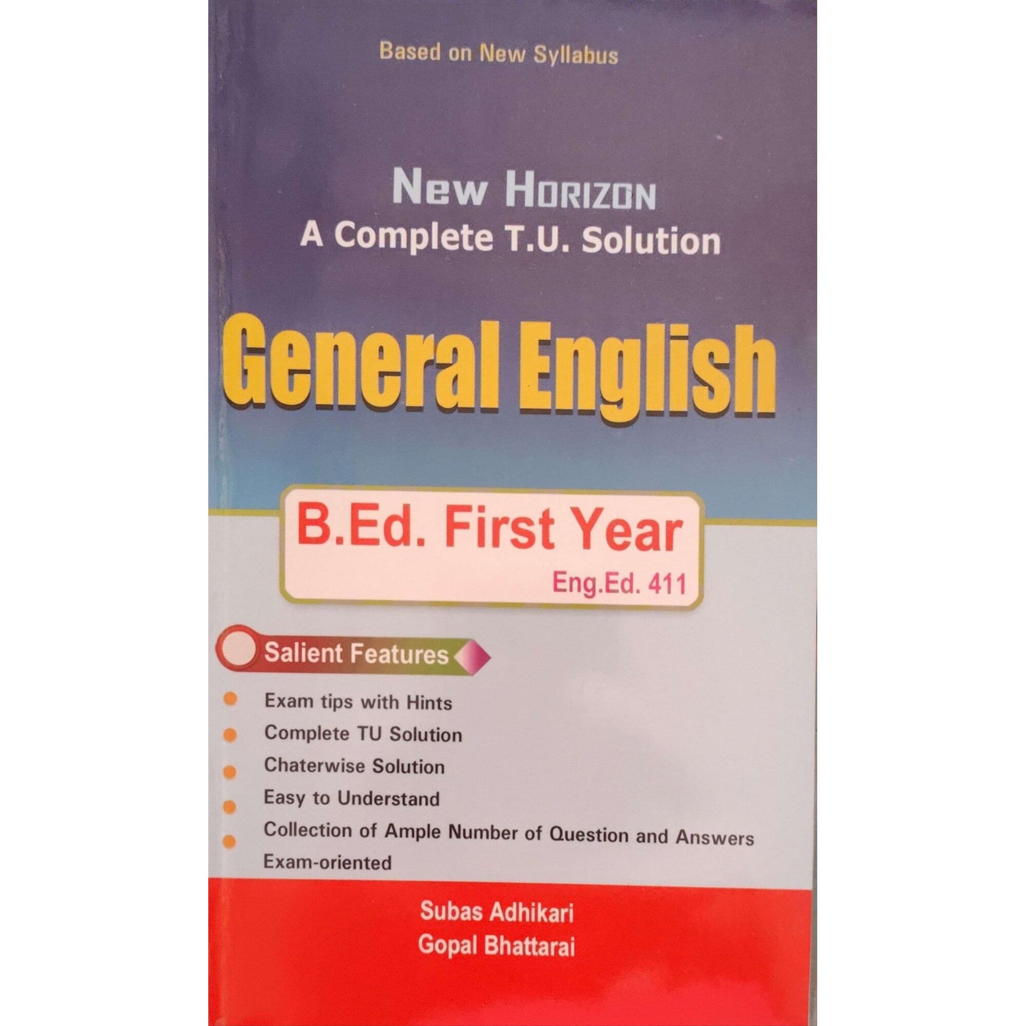 New Horizon General English Solution For B.Ed 1st Year