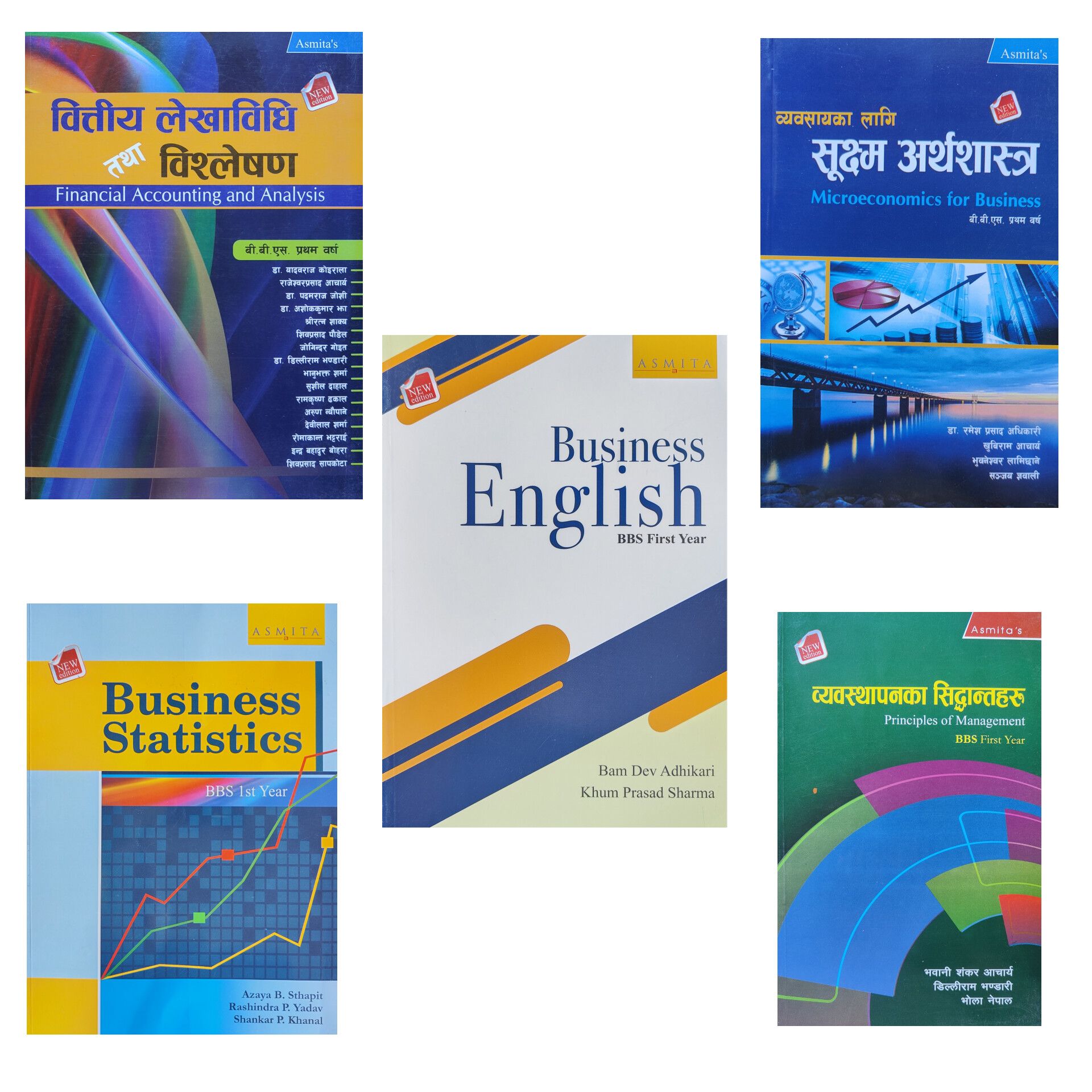 Asmita's Complete BBS 1st Year Textbook (All 5 Subjects)