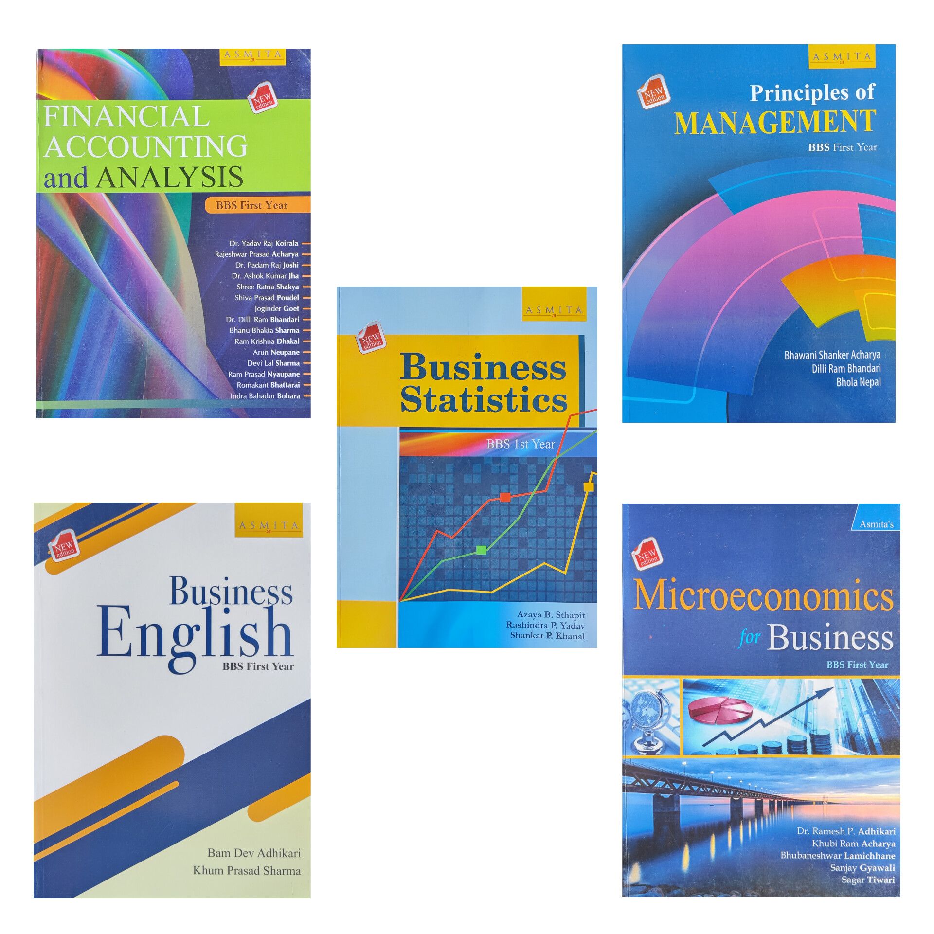 Asmita's Complete BBS 1st Year Textbook (All 5 Subjects)