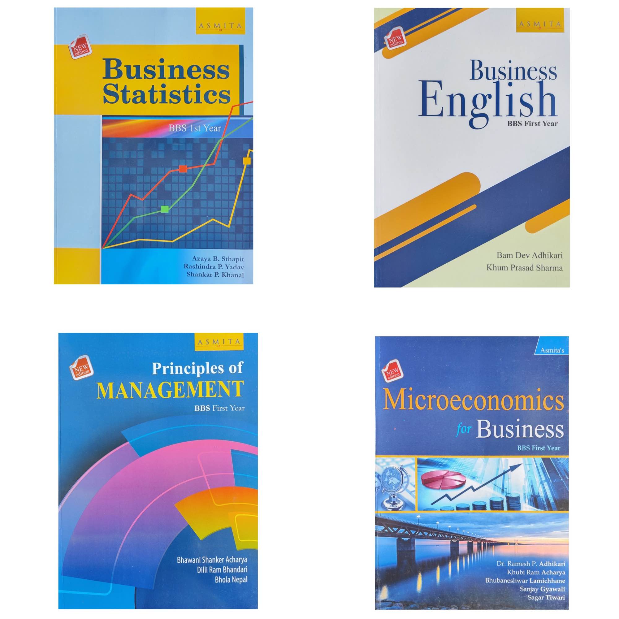 Asmita's BBS 1st Year 4 Textbook Set