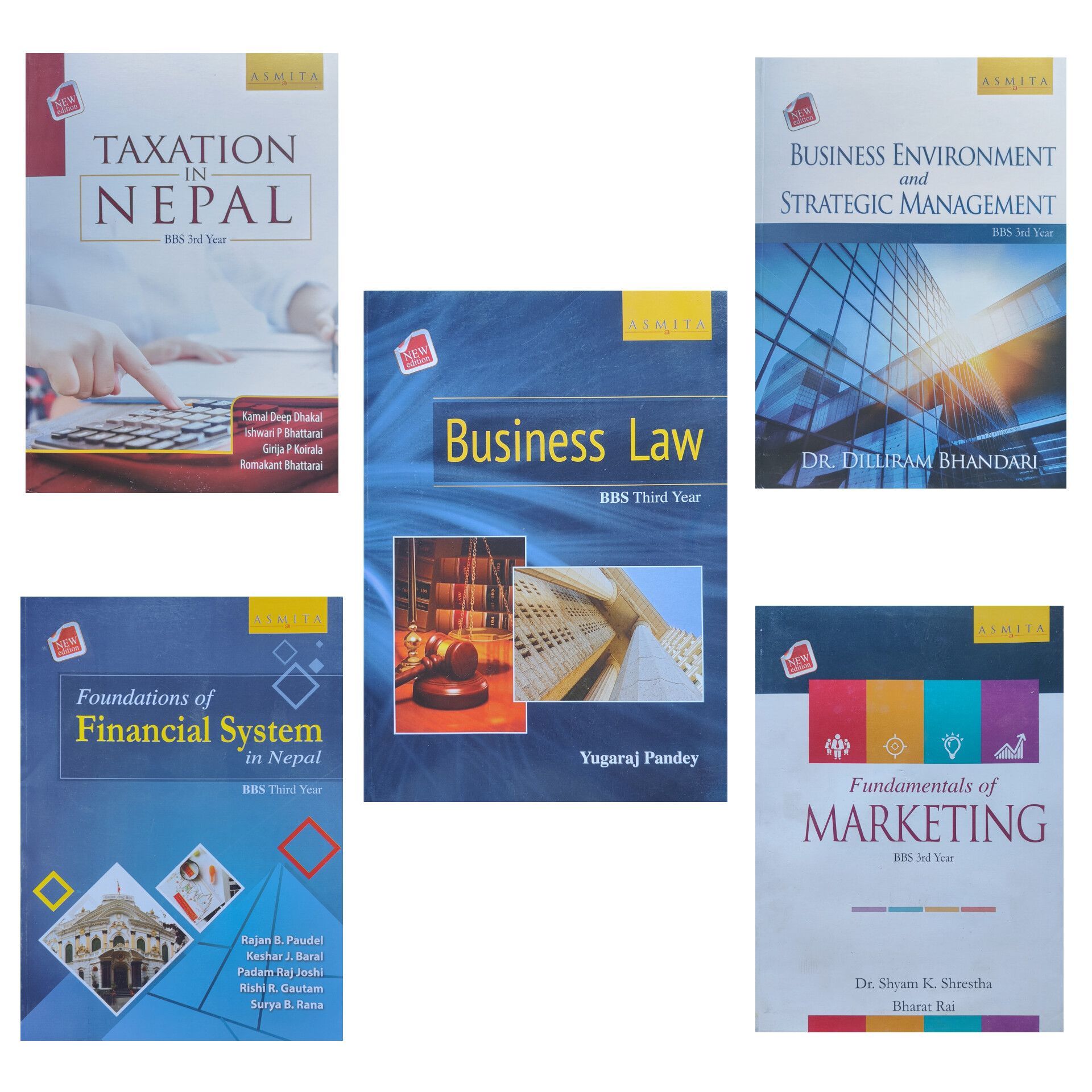 Asmita's Complete BBS 3rd Year Textbook (All 5 Subjects)