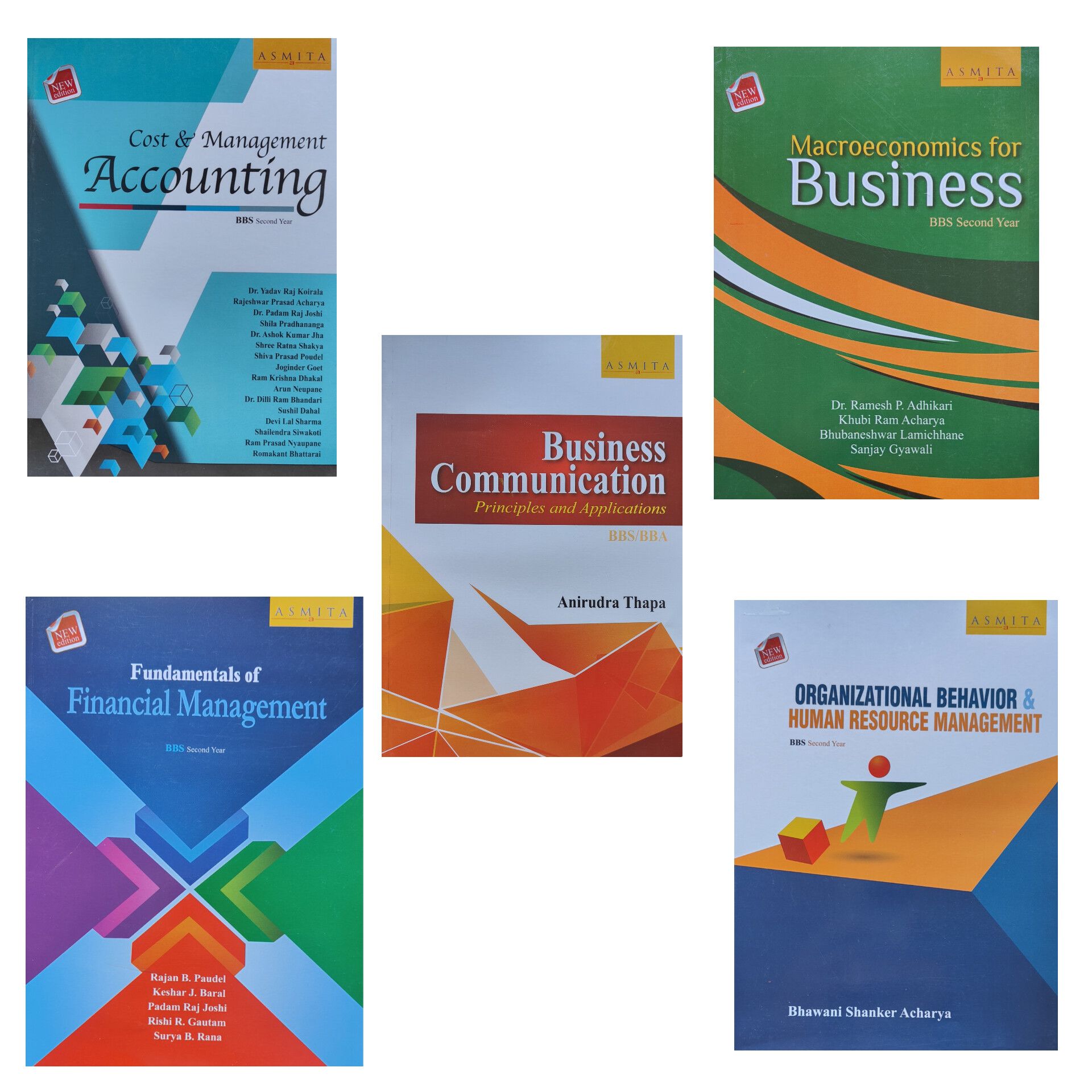 Asmita BBS 2nd Year Complete Textbook English Medium 5 Subjects