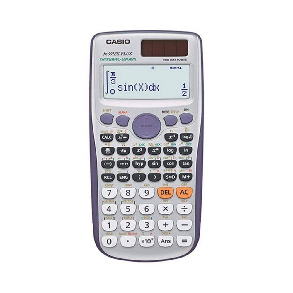 Casio Fx-991ES Plus Scientific Calculator 417 Functions - Multicolor
