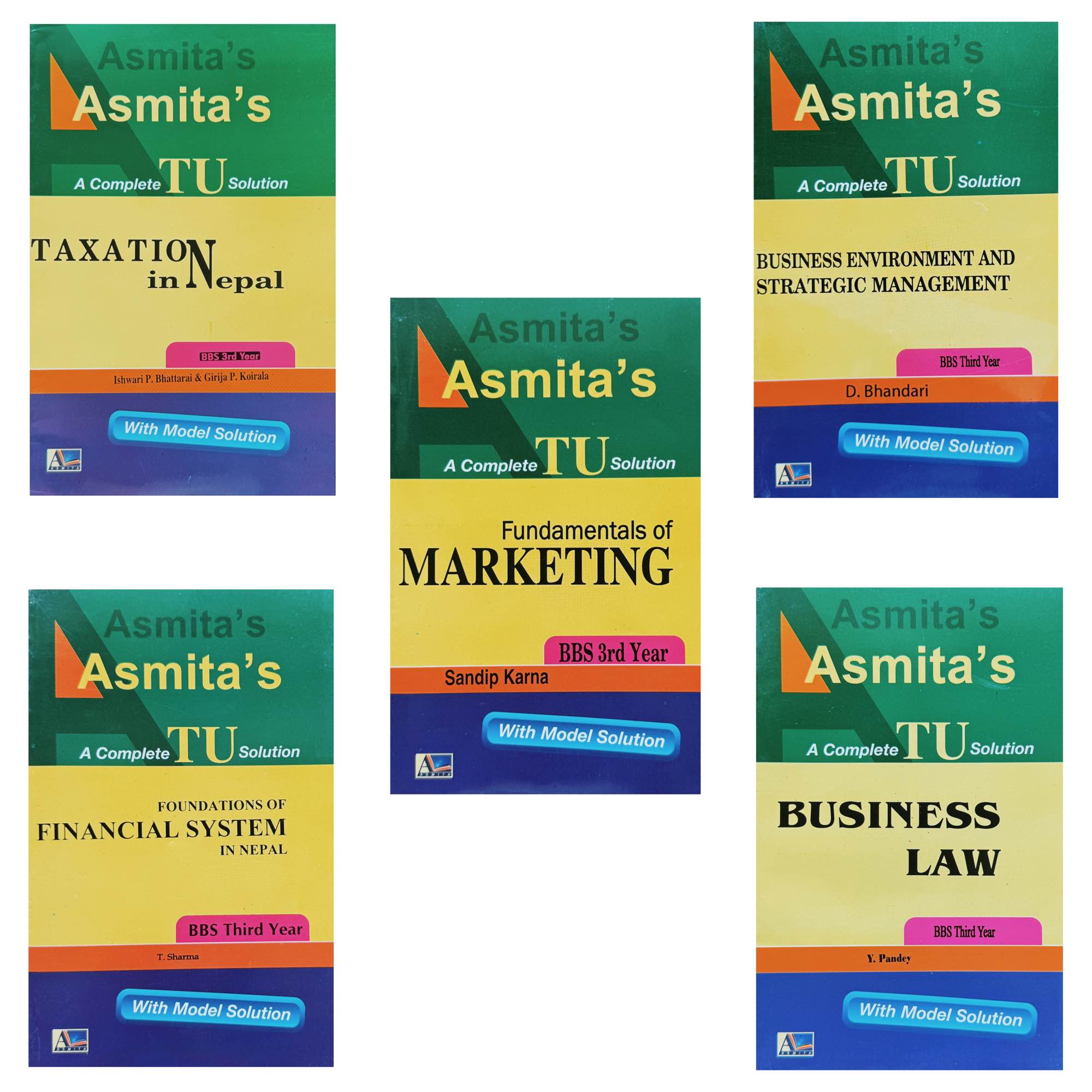 Asmita's Complete TU Solution For BBS 3rd Year (English Medium, All 5 Subjects, 2083 Edition)
