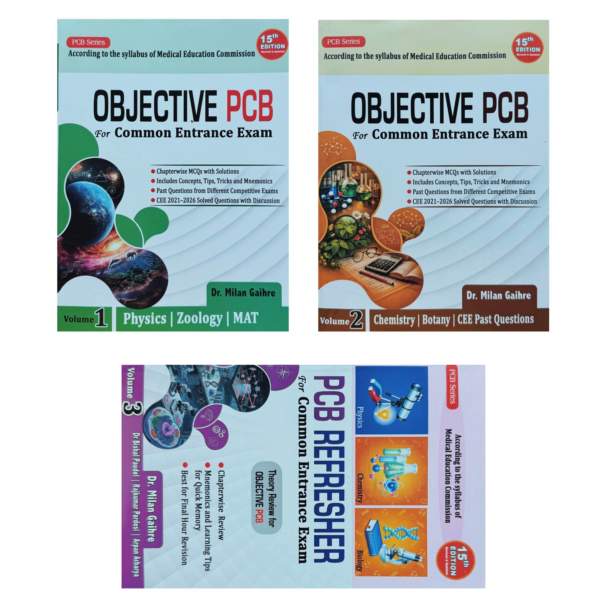 Nirvana Objective PCB For CEE Vol. 1–3 (15th Revised & Updated Edition 2083/2026)