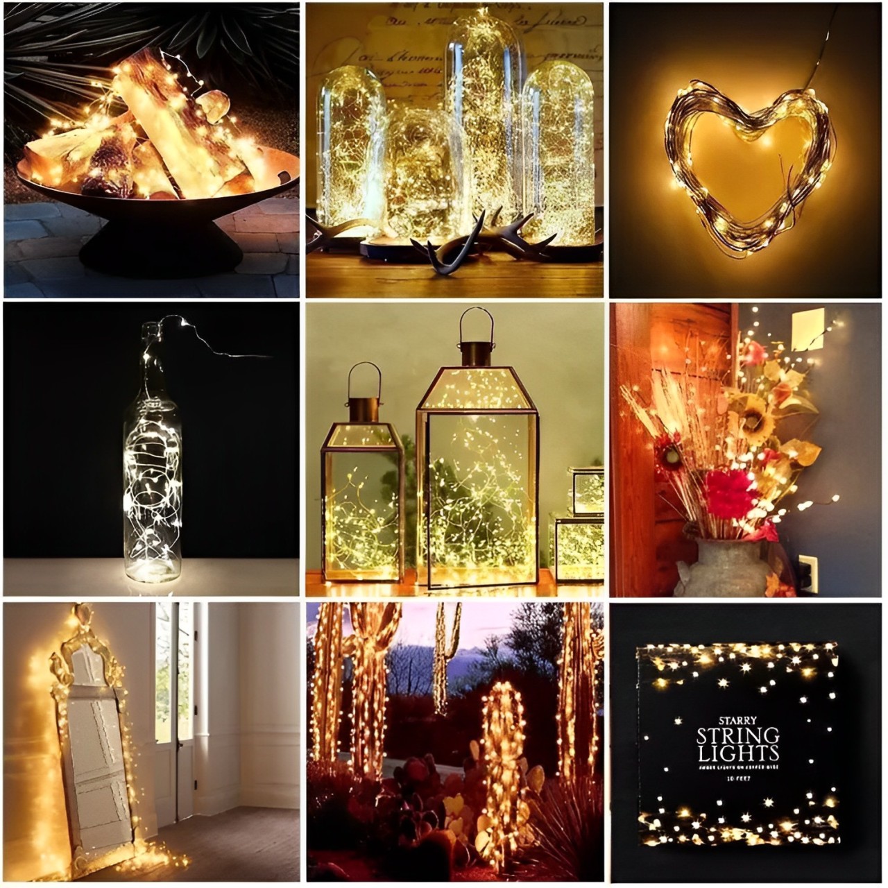 10 Meter Battery Operated Waterproof LED Fairy String Lights For Indoor And Outdoor Decoration - Warm,