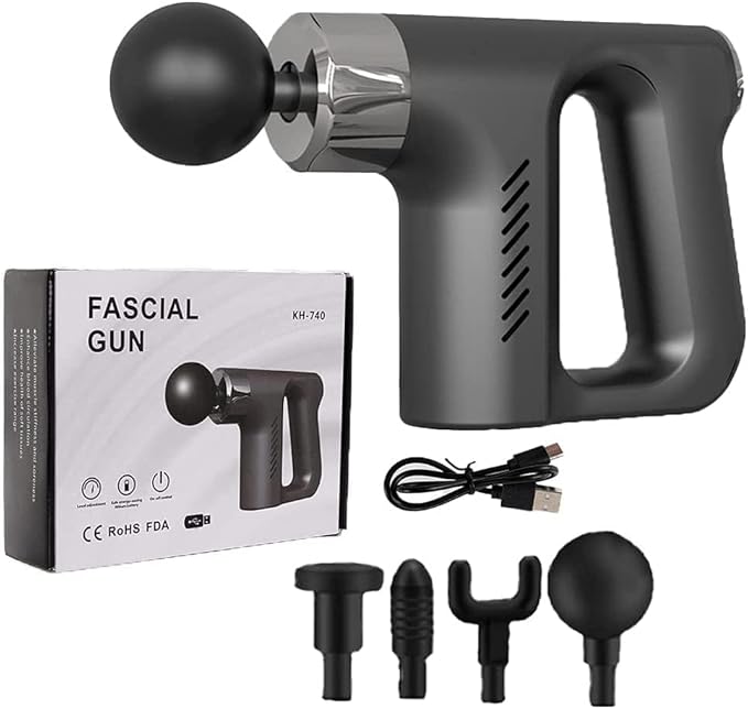 Fascial Gun Muscle Massager Therapy Device Professional Massage Gun Portable Handheld Massager for Back, Shoulder, Glutes ,Arms ,Calf’s - Full Body Pain Relief