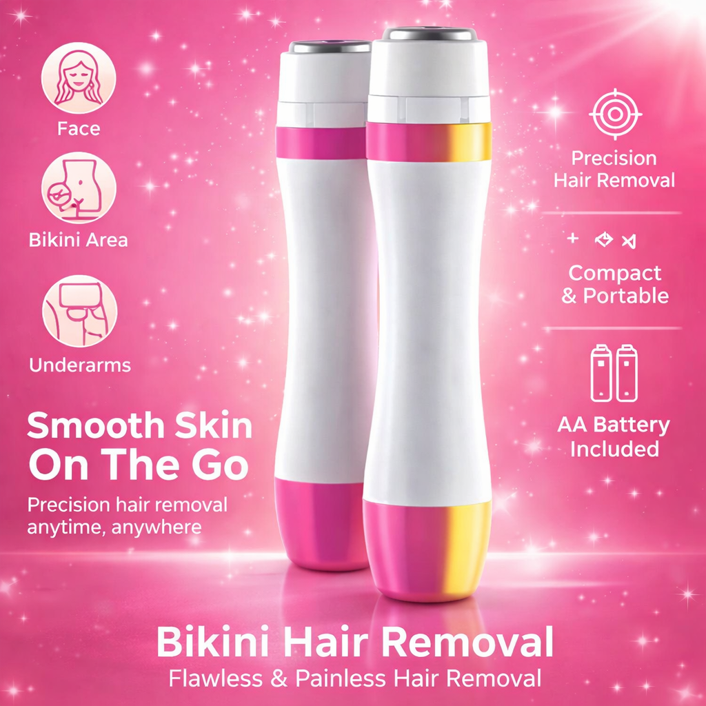 Rechargeable Type C Electric Facial And Bikini Hair Remover - Battery
