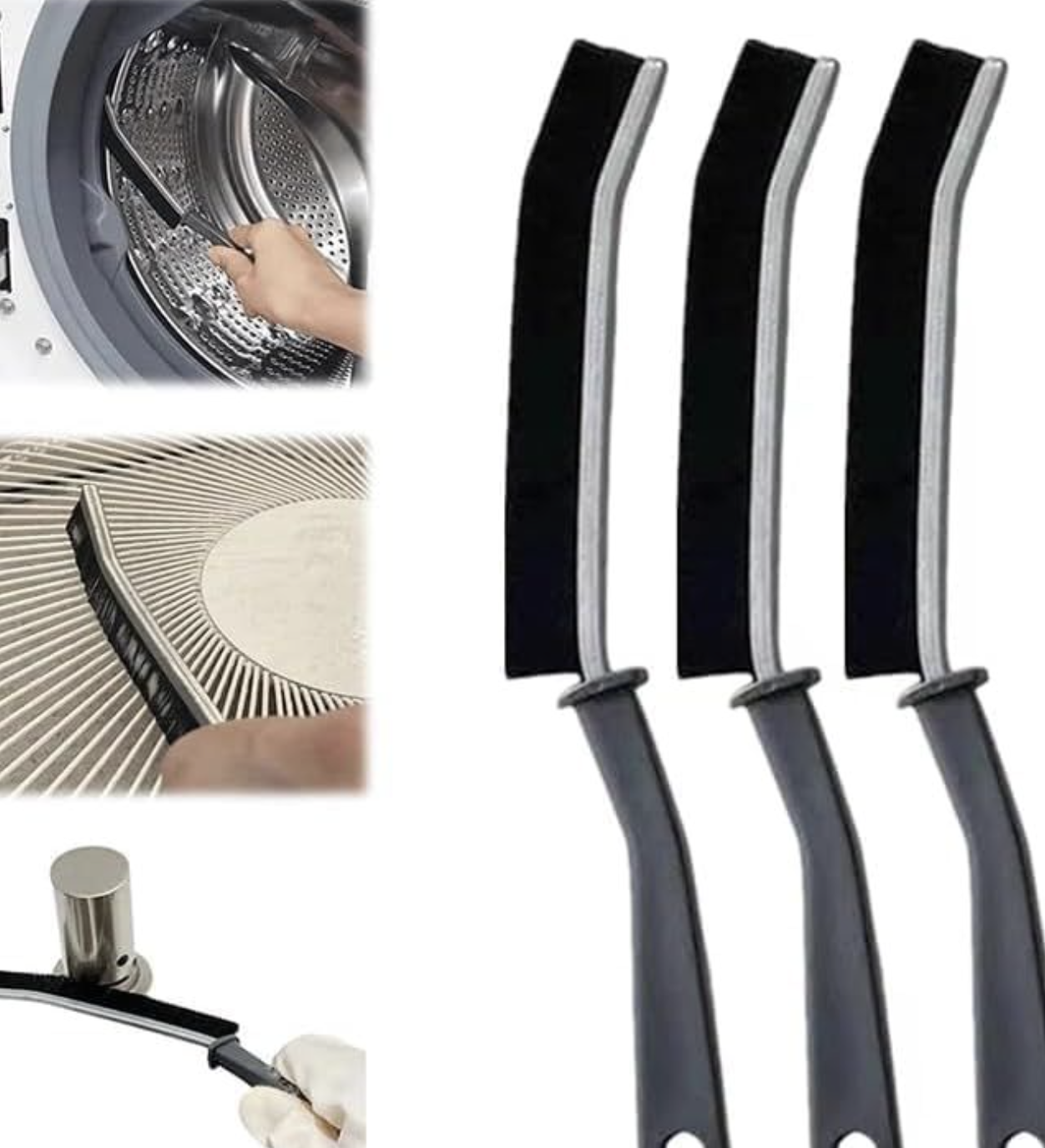 Multi Purpose Gap Cleaning Brush For Crevices And Corners - 10 pcs