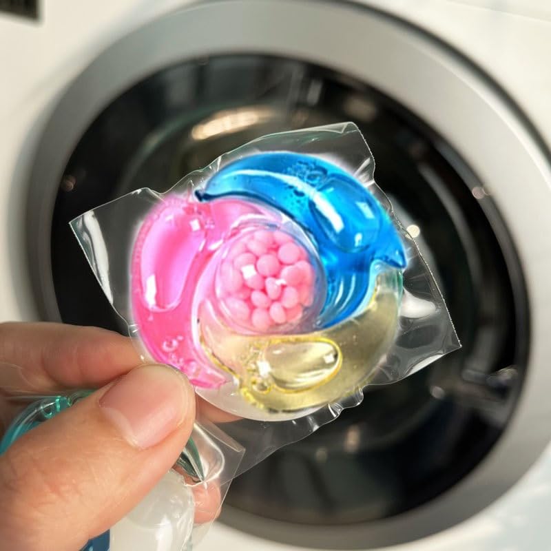 60pcs 4 In 1 Laundry Detergent Pods With Colour Protection For Washing Machines  - White