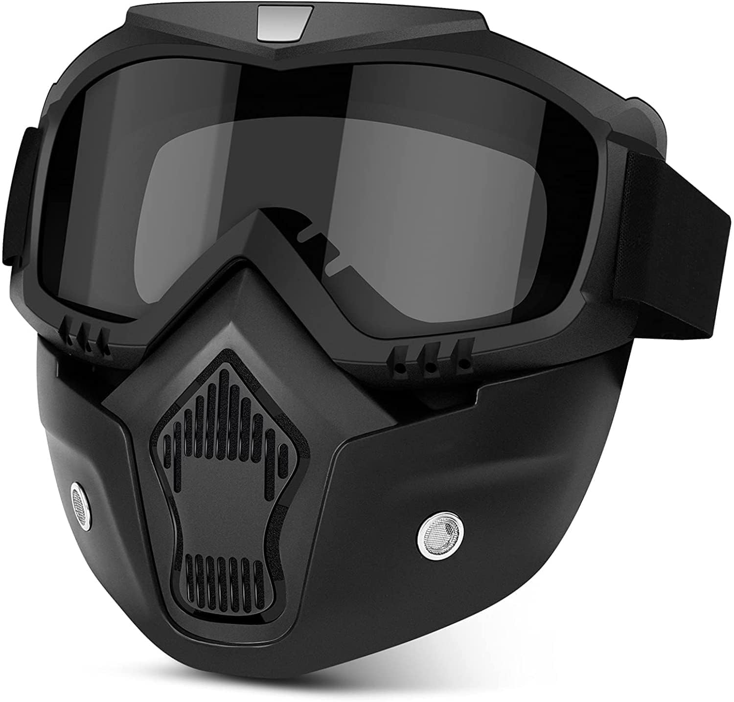UV Protected Full Face Balaclava Mask For Bike Riding Black - Black