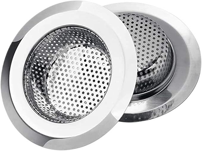 Stainless Steel Sink Strainer Drain Cover For Kitchen And Bathroom - 4inch/5inch