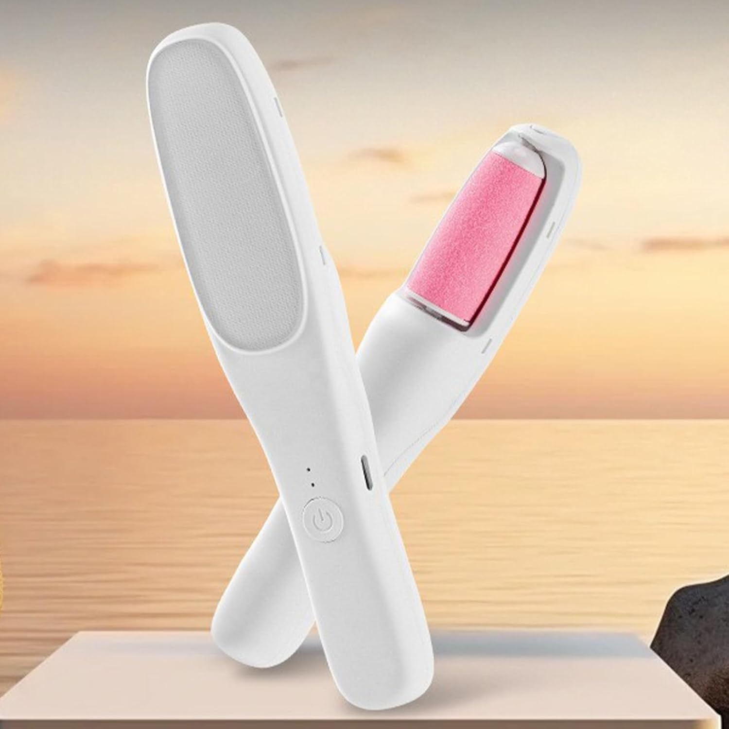 Electric Foot Callus Remover Pedicure Set With Adjustable Speed And Waterproof Design