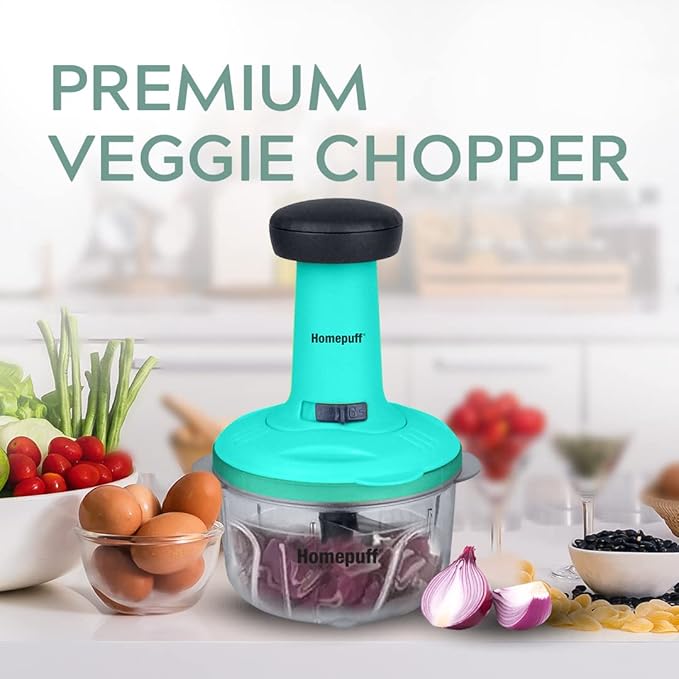 Perfect Vegetable And Fruit Chopper With Sharp Blade - Multicolor