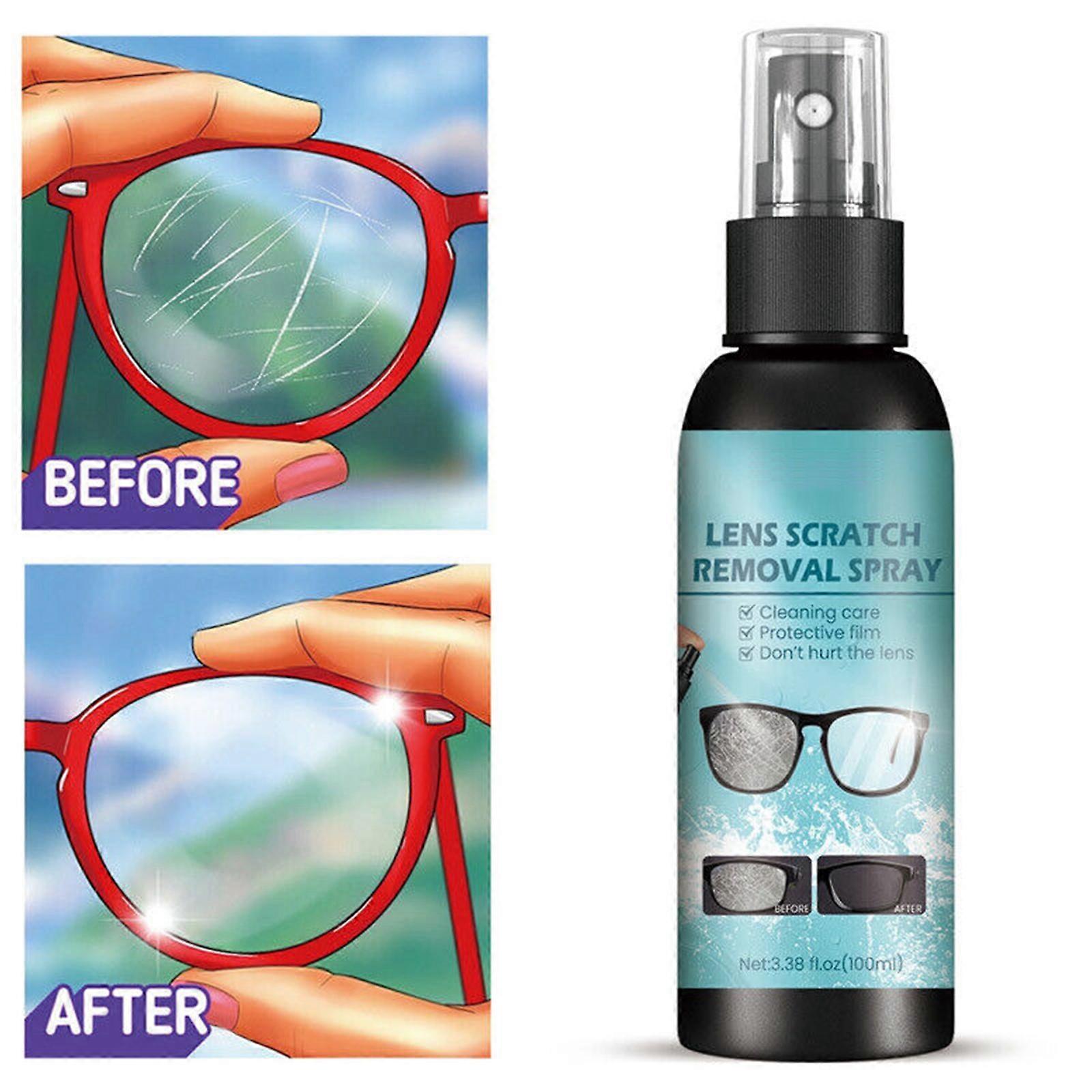 Lens Scratch Repair Liquid For Eyeglasses And Glass Surfaces - Sky Blue (100ml)