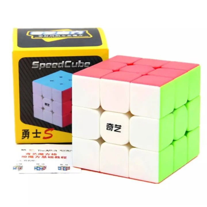 Qiyi Warrior S 3x3 Stickerless Speed Rubik's Cube 56mm