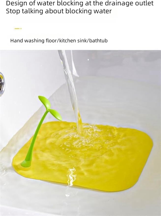 Silicone Floor Drain Cover Odor Proof Mat For Bathroom Kitchen - Multicolor