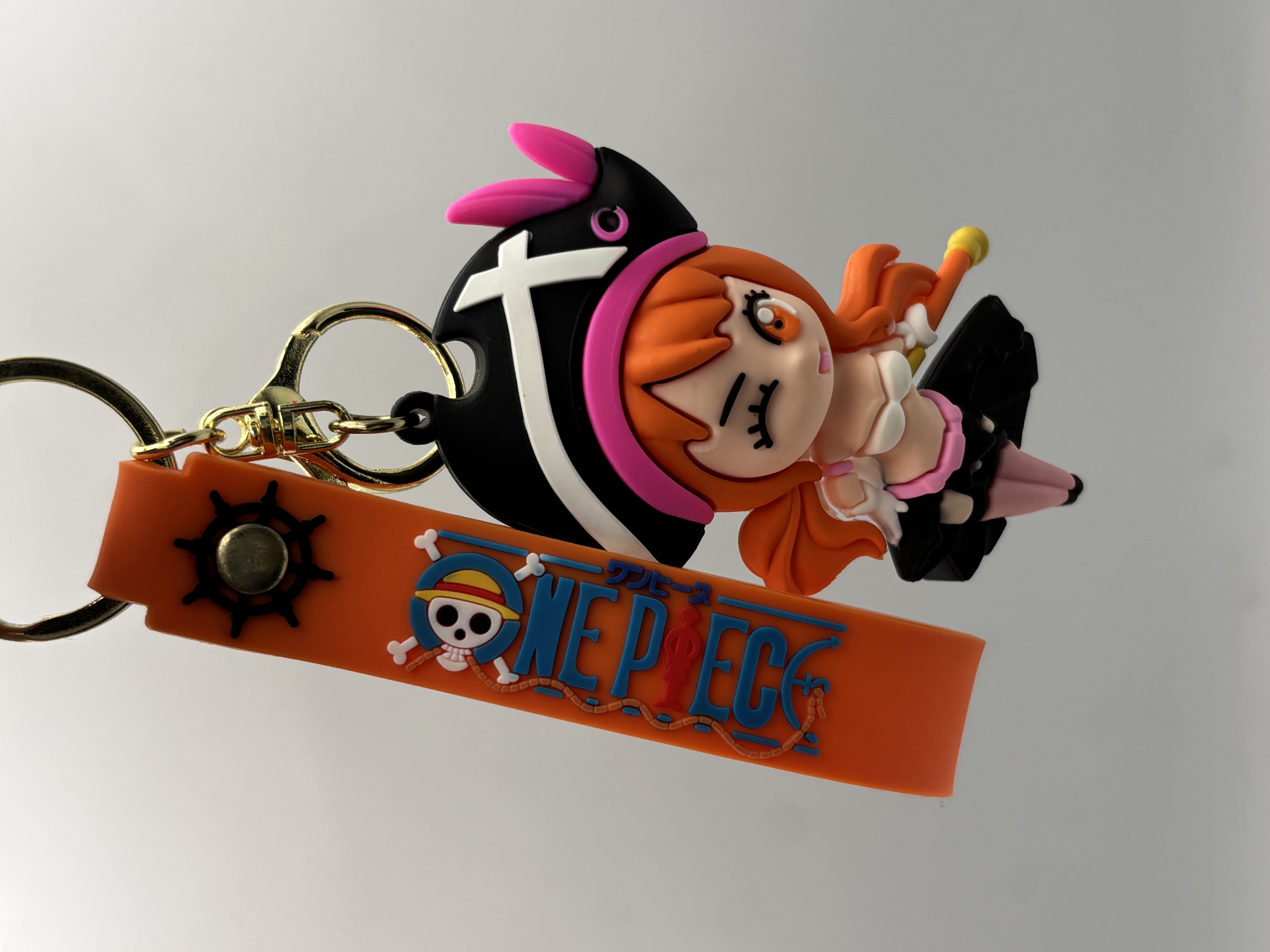 Anime Pirate Keyring – One Piece Inspired Design