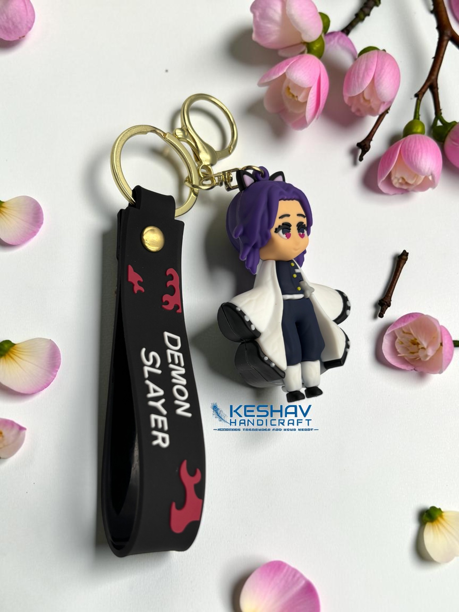 Stylish Demon Slayer Anime Keyring