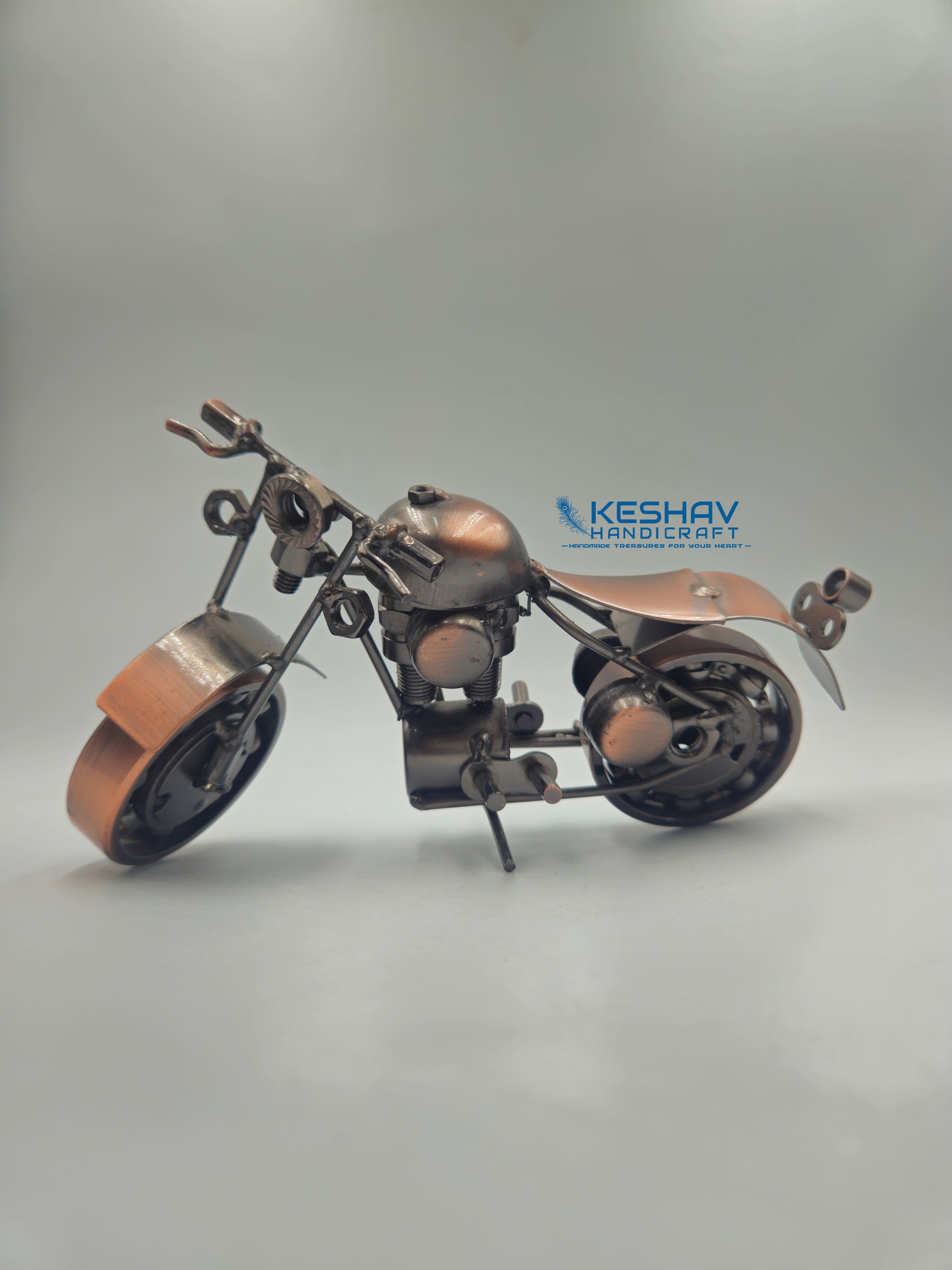 Bullet Bike Metal Showpiece For Decor