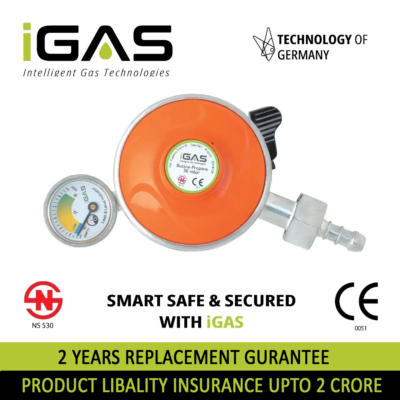 igas Regulator IGT Regulator Intelligent Gas Technologies Auto Cut Smart Safe with meter NS Certified 2 years Replacement Guarantee