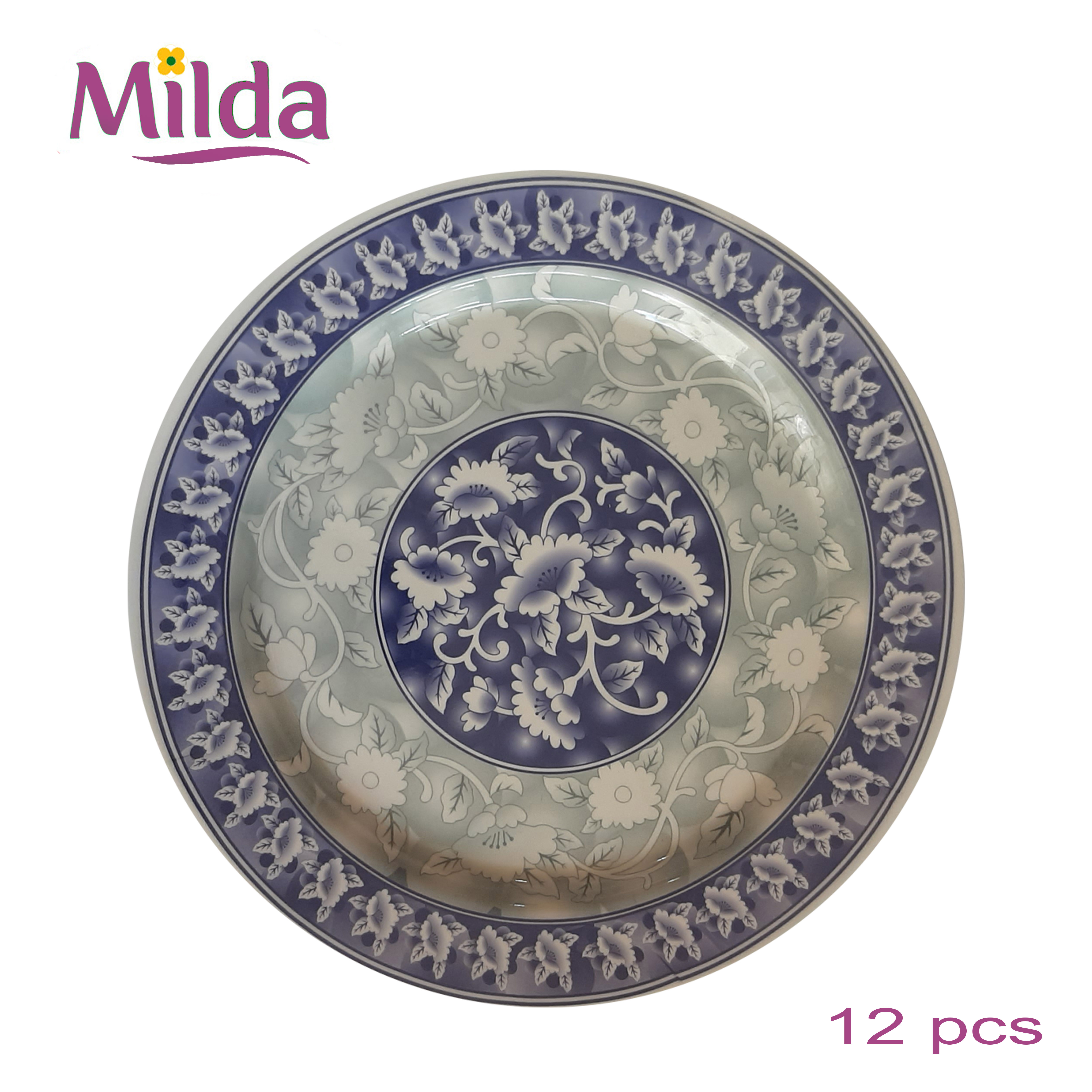 Milda Melamine Dinner Plate 101 11 inch 12 pcs