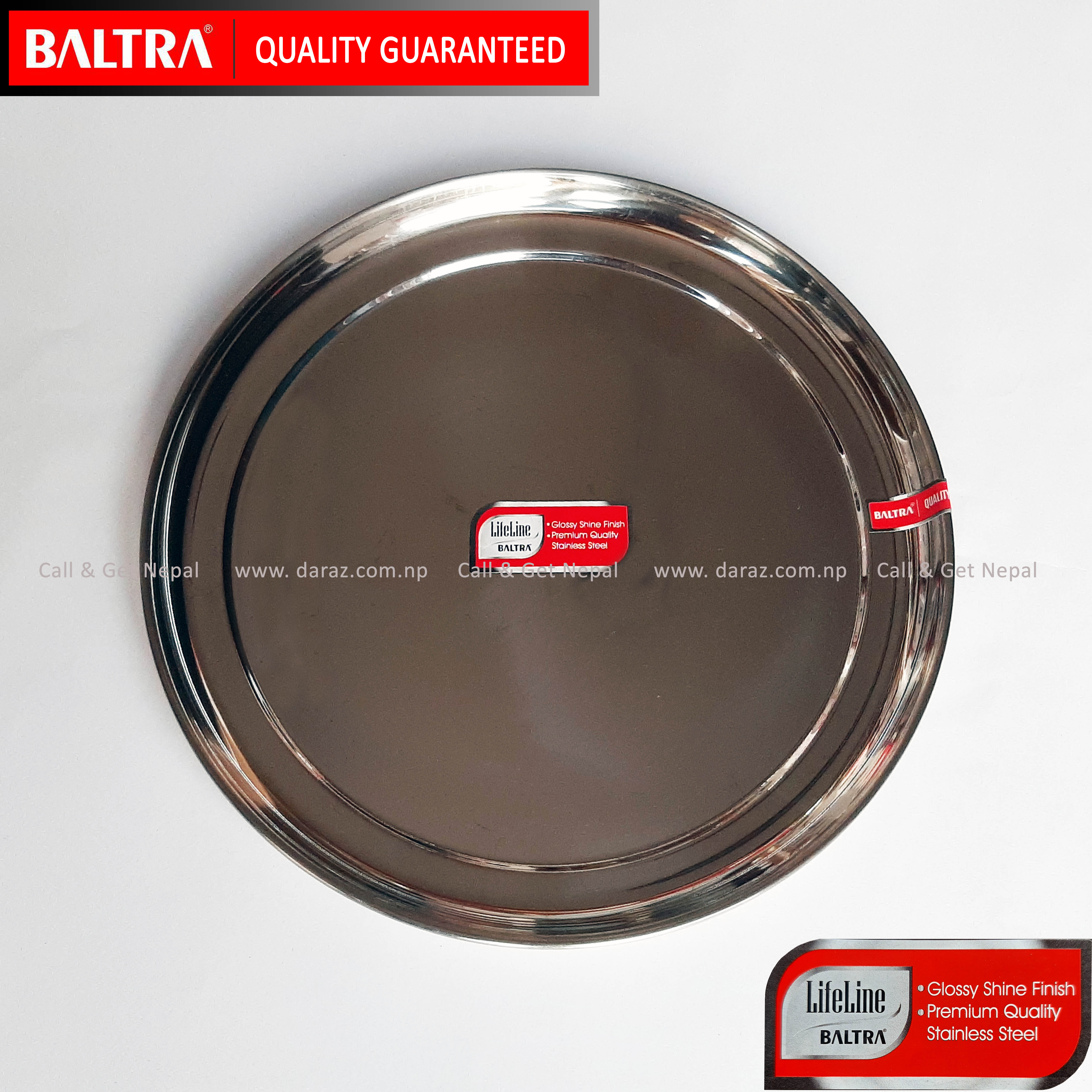 Baltra Stainless - Steel - Plate - Pearl - 11 inch