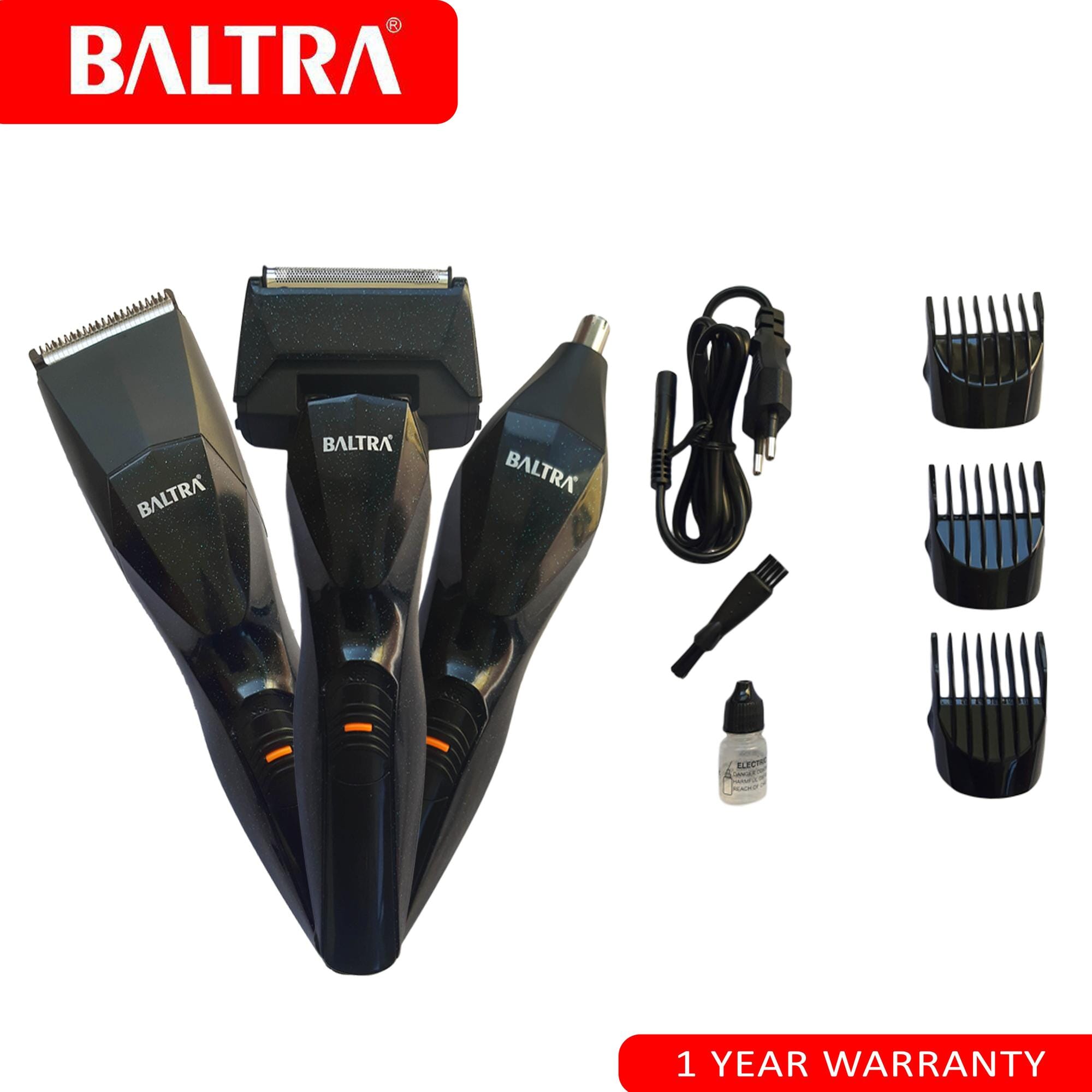 Baltra Hair Trimmer Cluster BPC 825 - Black