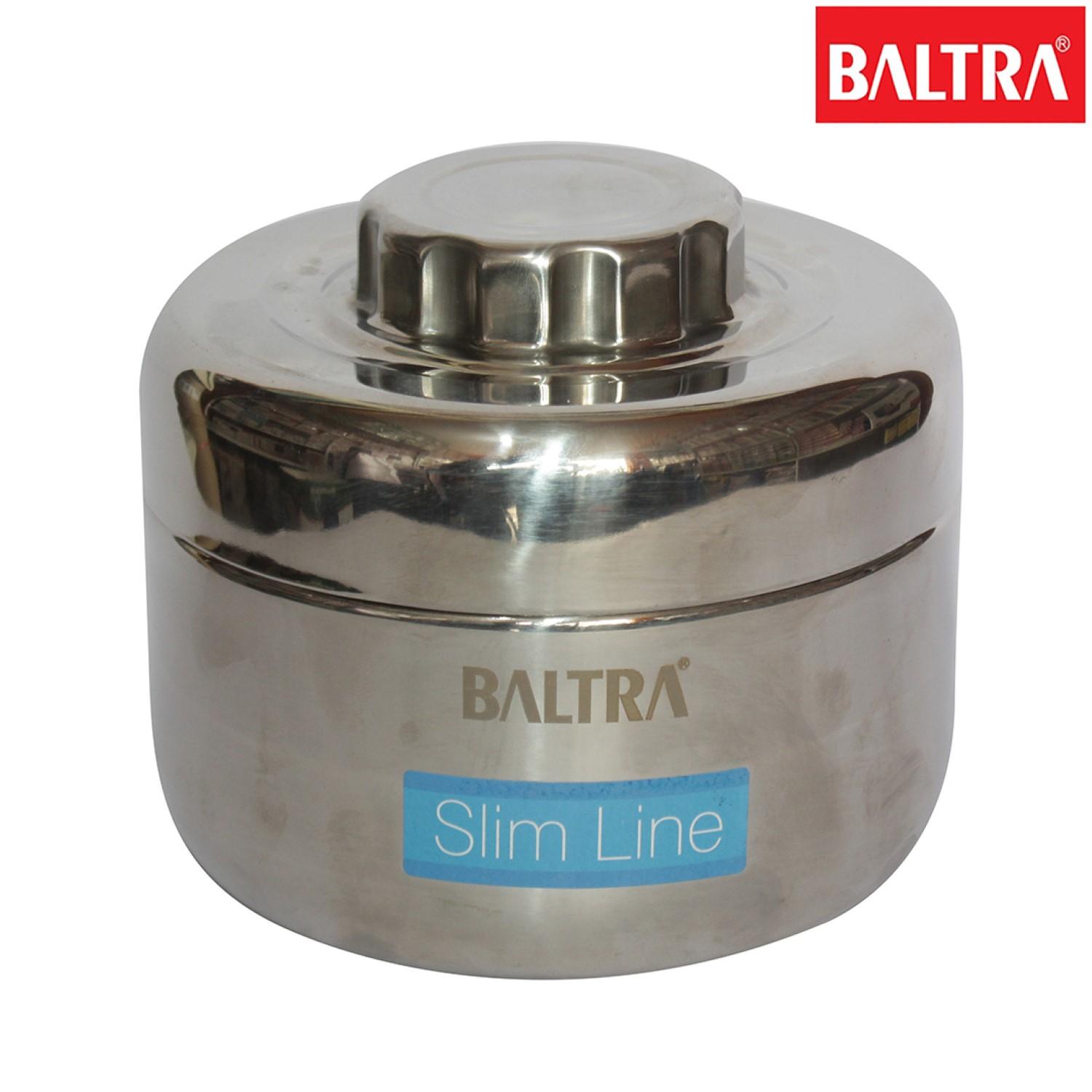Baltra Stainless Steel Vacuum Lunch Box 800ml - Silver