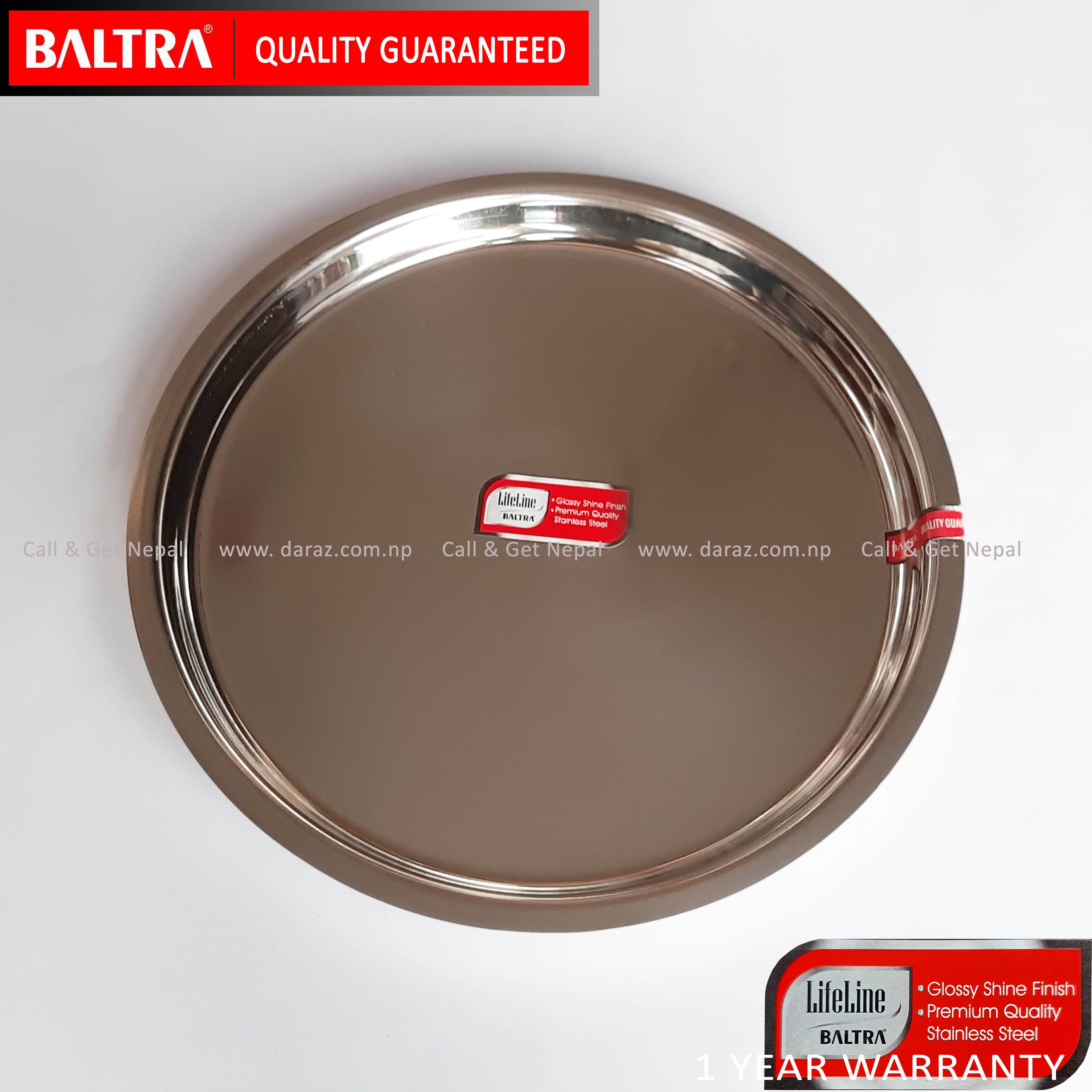 Baltra - Stainless - Steel - Thal - Plate - Emrald - 12 inch